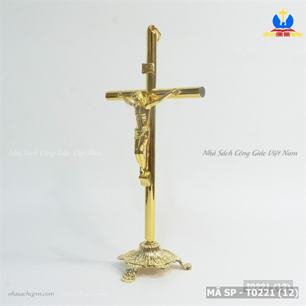 Tượng chịu nạn mạ vàng 22cm ✔_thumbnail_2