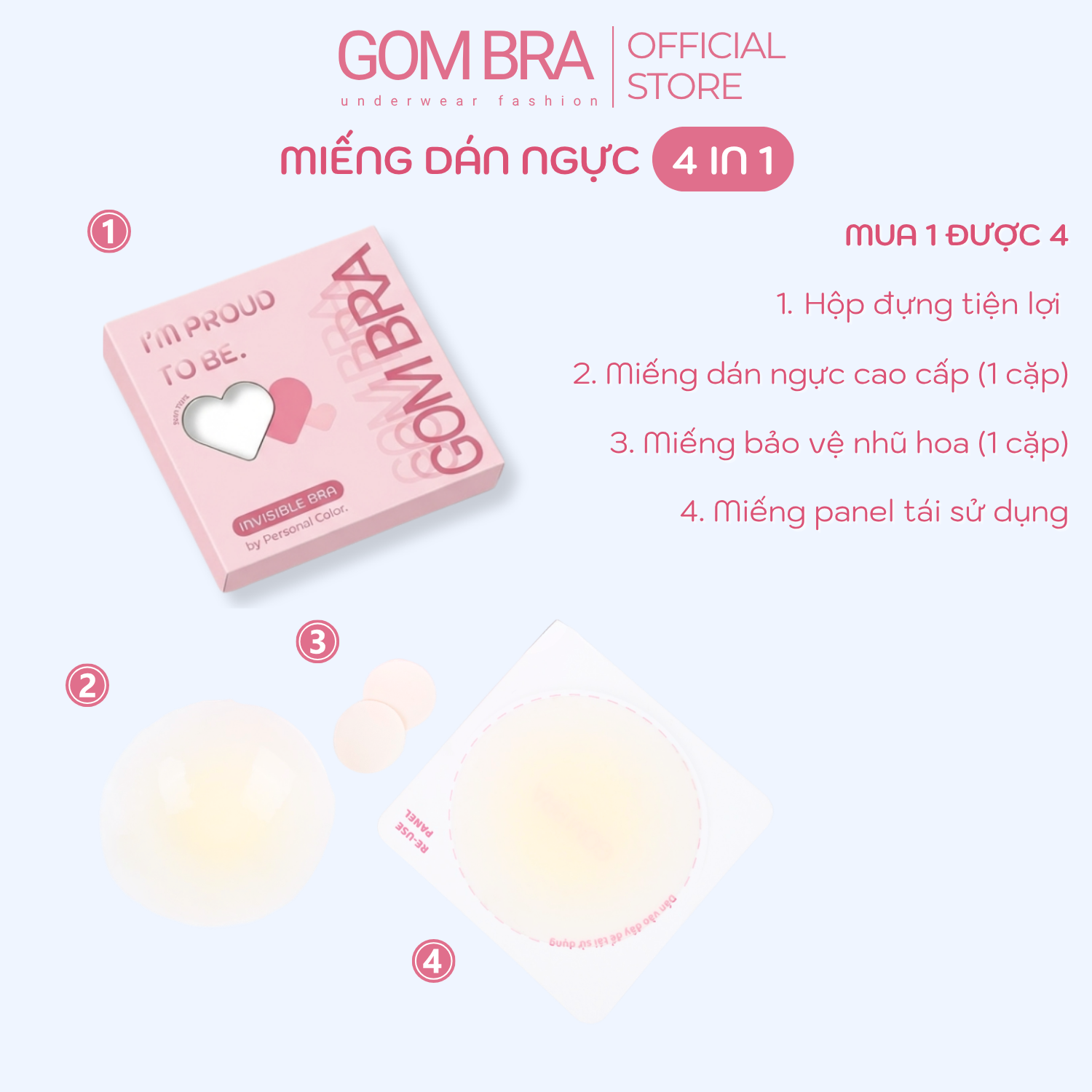Miếng Dán Vòng 1 Nữ Silicone Tàng Hình Gom Bra, Keo Bám Dính Tốt Tệp Da, Có Thể Tái Sử Dụng - SA-5550_thumbnail_7