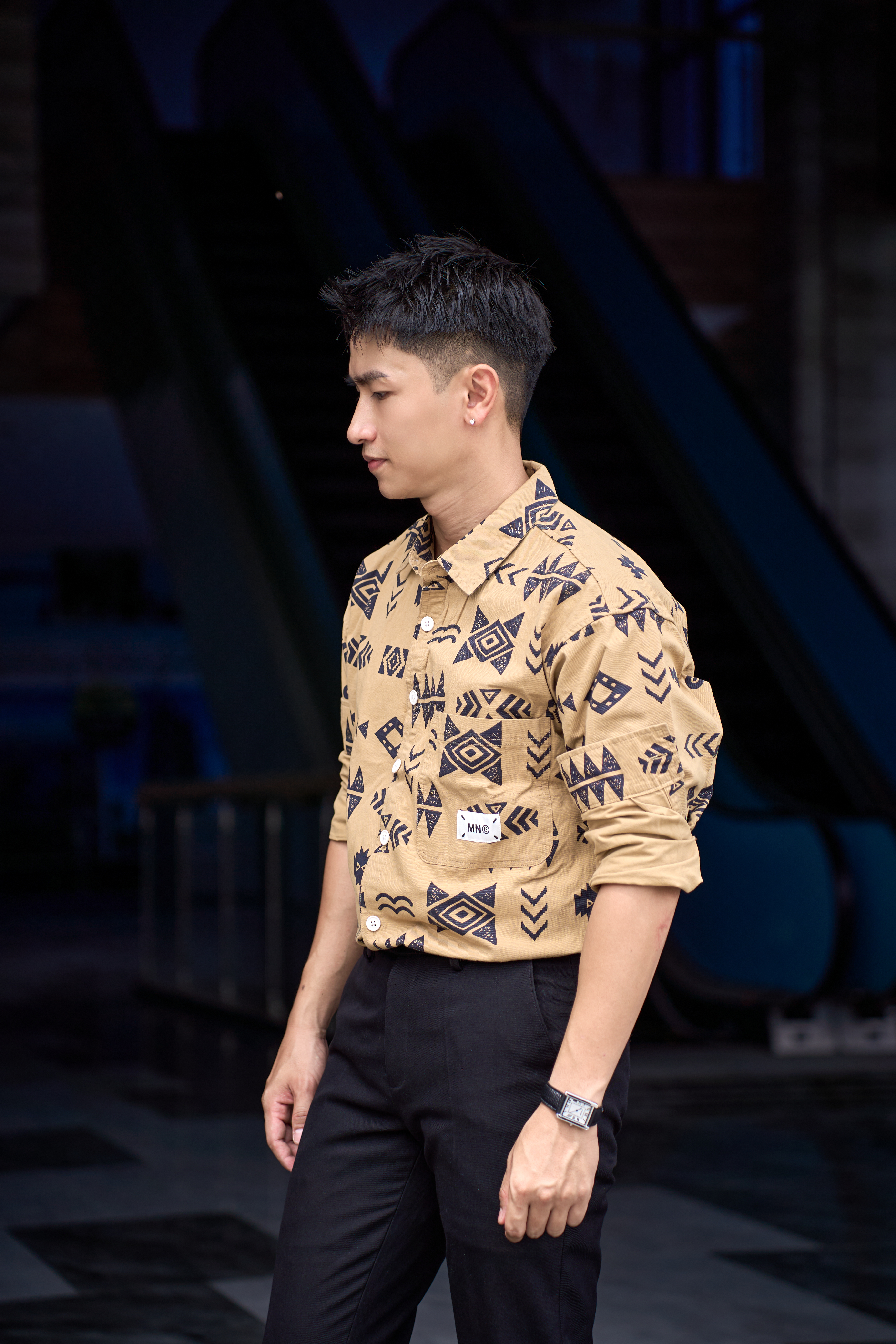 SA121 - Áo Sơ Mi Nam Tay Dài In Họa Tiết Phong Cách Nhật Bản Chất Cotton Mềm Mại_thumbnail_9