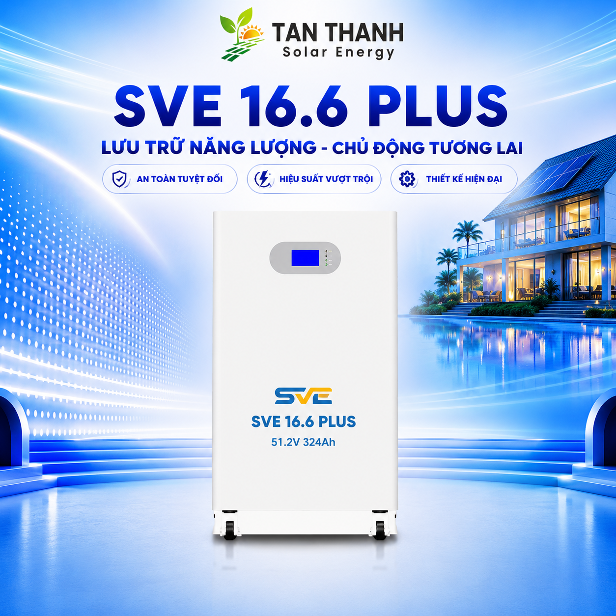 Pin Lưu Trữ Điện SVE Plus