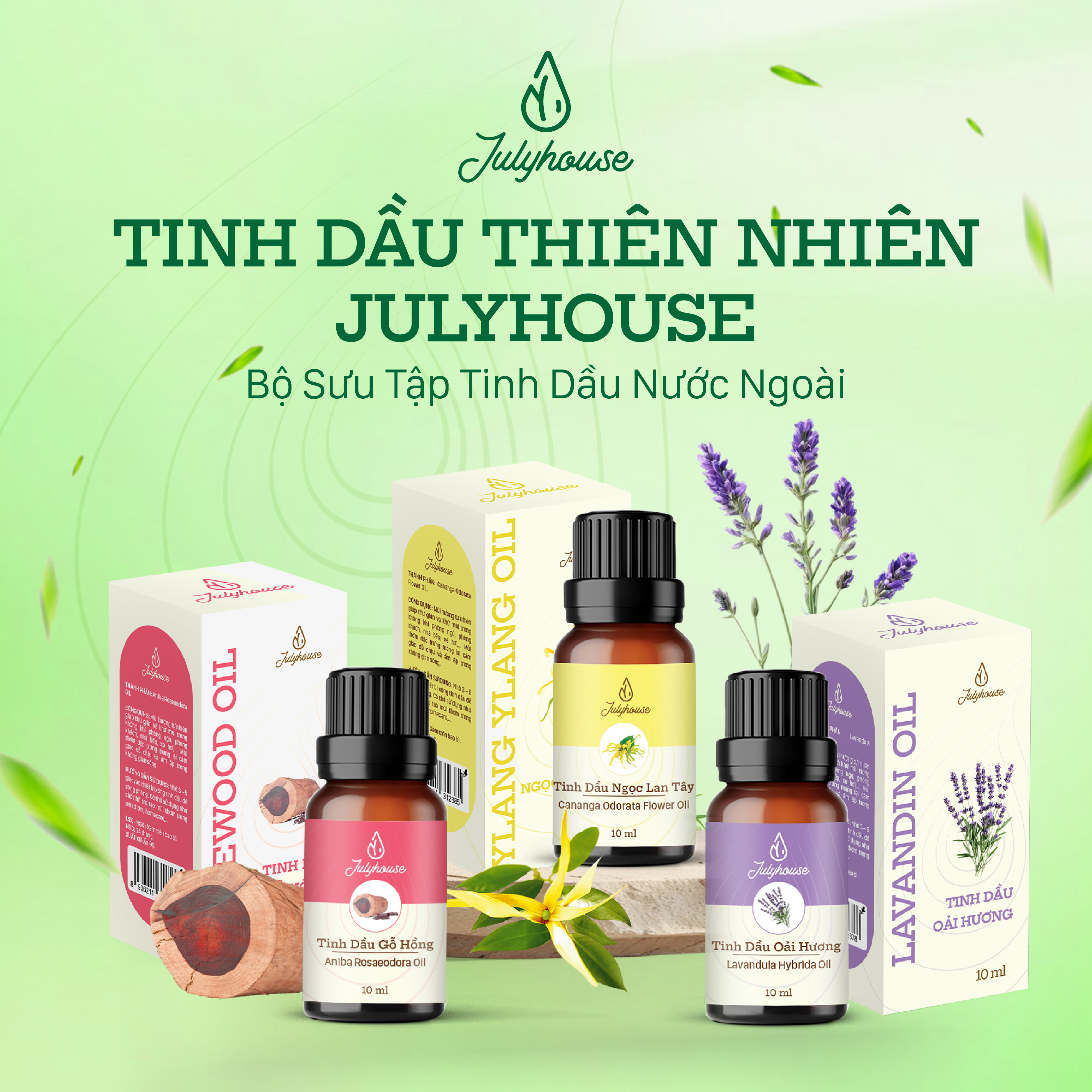 Tinh dầu Gỗ Hồng 10ml Julyhouse (Aniba Rosaeodora Oil)_thumbnail_1