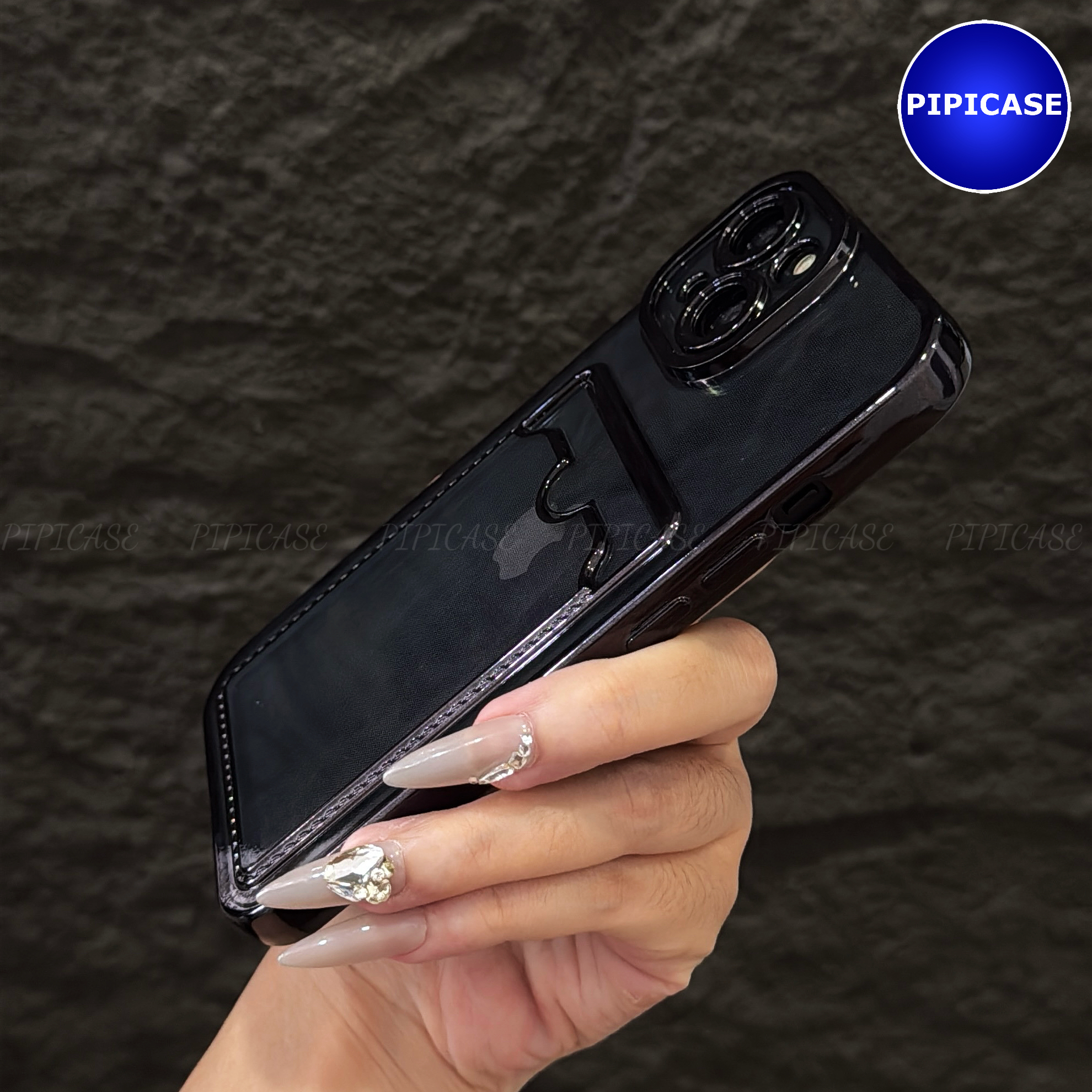 Ốp Lưng iPhone 14 - Ốp Thẻ - Đen_thumbnail_11