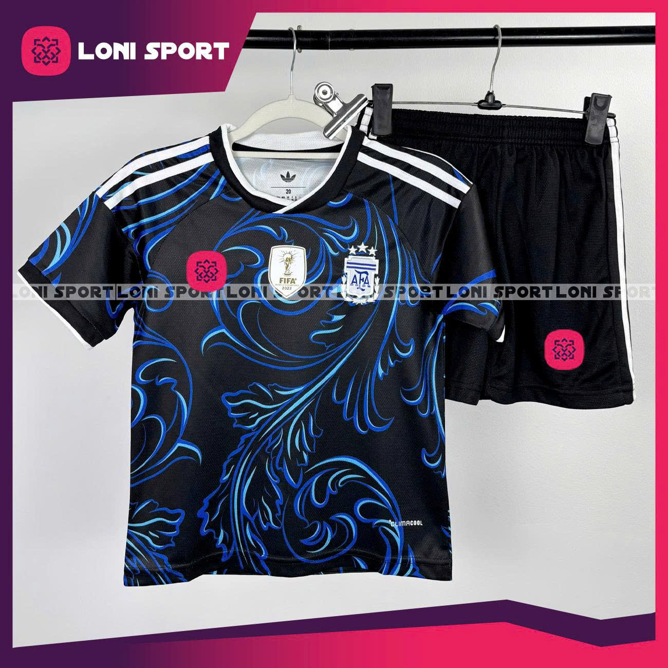 Bộ Kid Argentina sân khách World Cup 2026