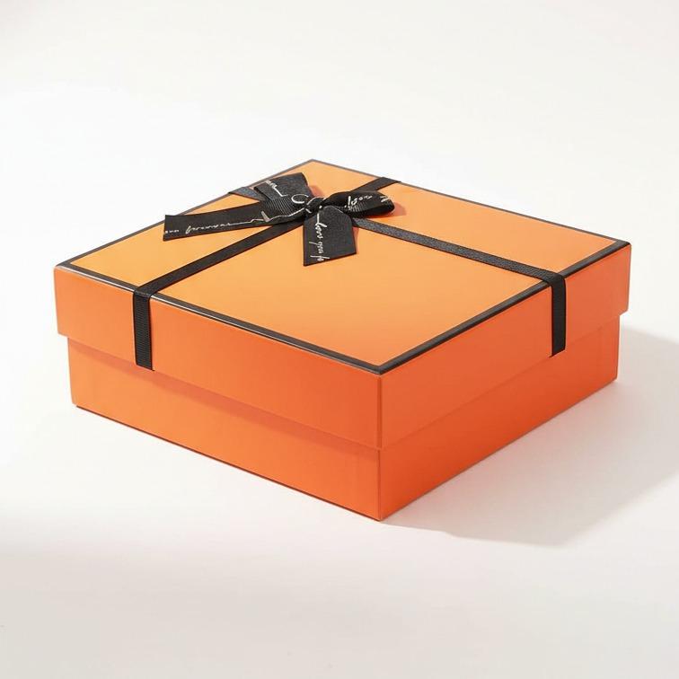 Hộp Quà Tặng Size 35x27x9 Cunbag Gắn Nơ Màu Cam Sang Trọng Thiết Kế Tinh Tế Dịp Sinh Nhật HCUN005_thumbnail_7