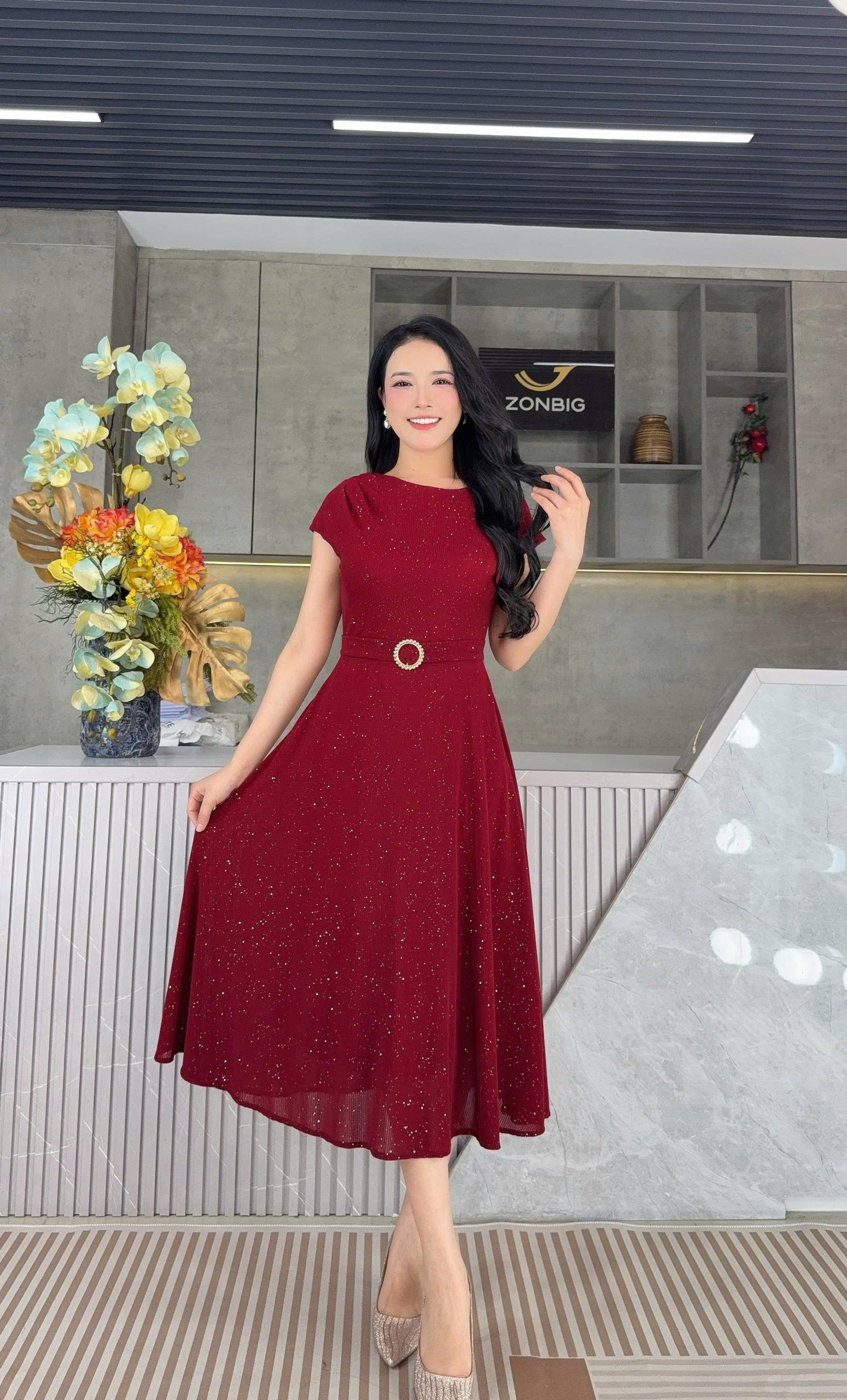 Đầm xoè - Y2193 - Thương hiệu ZONBIG