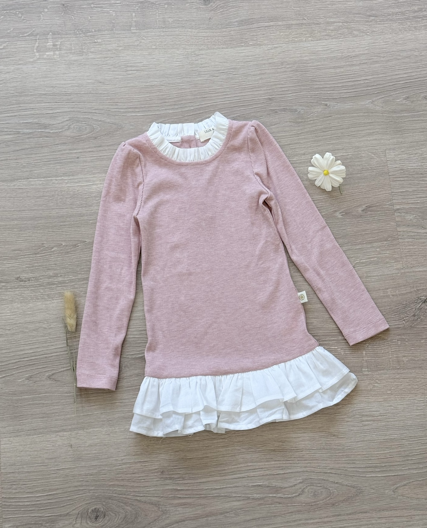 Peplum Rib Shirt '24 (Áo Thun Tăm Peplum Cổ Bèo)