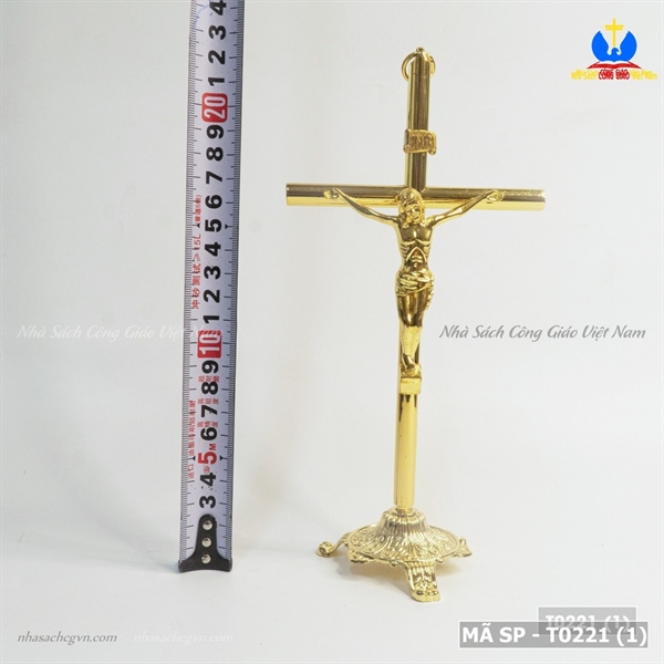 Tượng chịu nạn mạ vàng 22cm ✔_thumbnail_4
