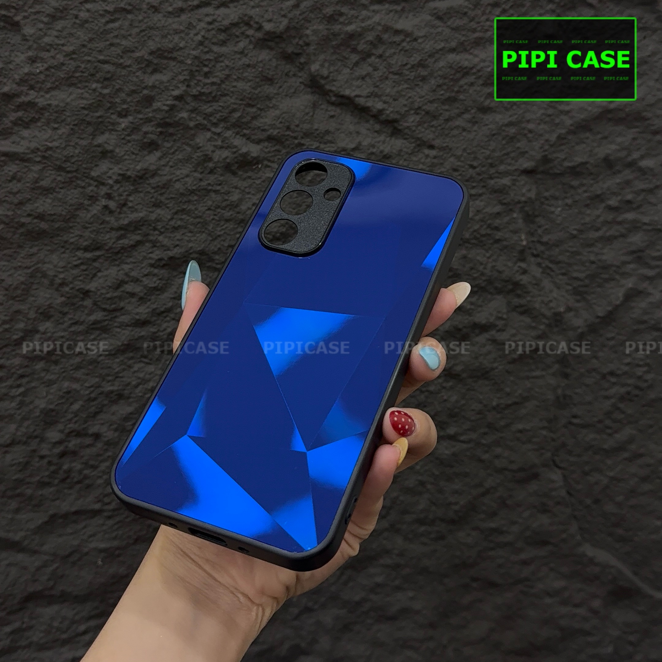 Ốp Lưng Samsung A54 - Kim Cương 6D - Xanh Dương_thumbnail_1
