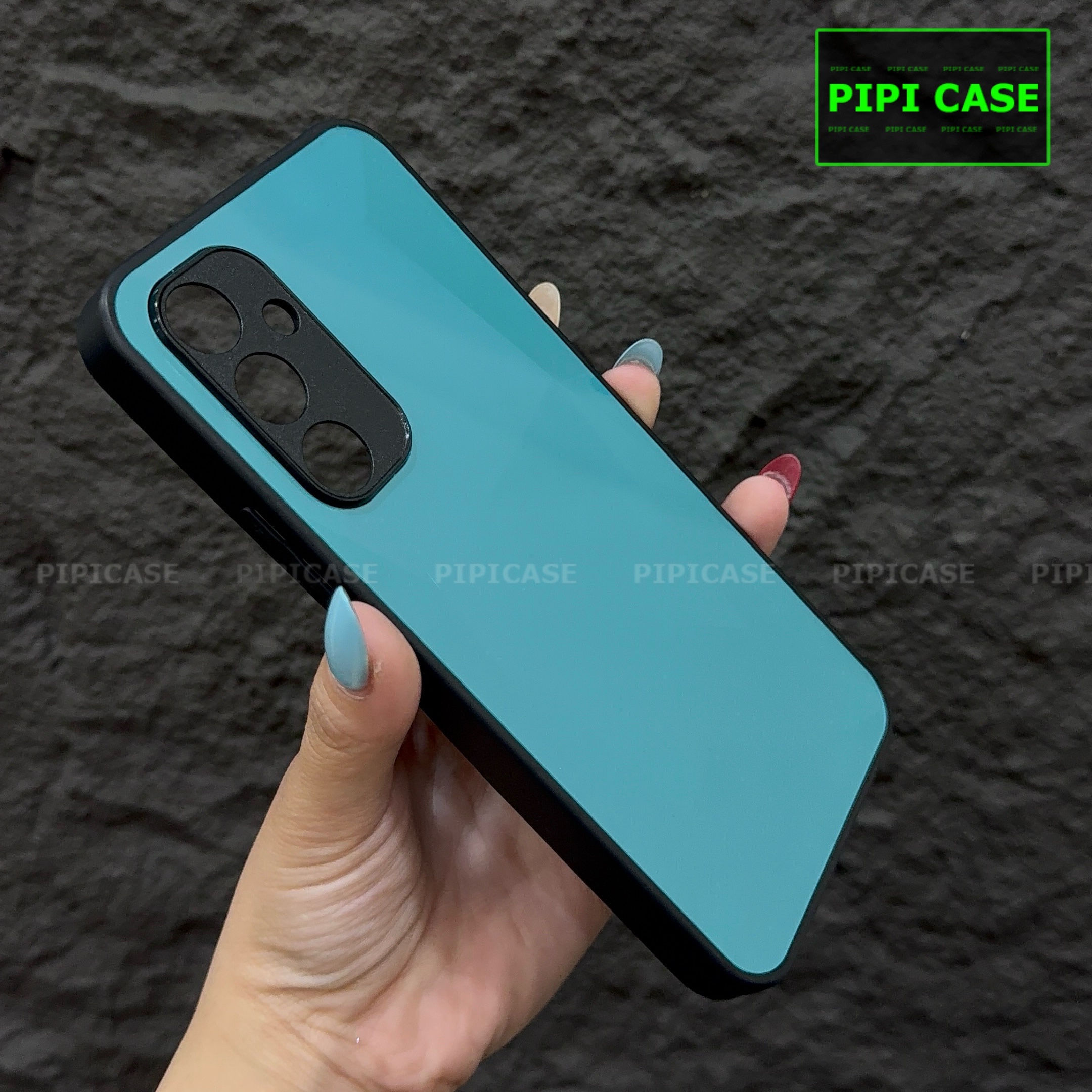 Ốp Lưng Samsung A34 - Kim Cương 6D - Xanh Ngọc_thumbnail_1