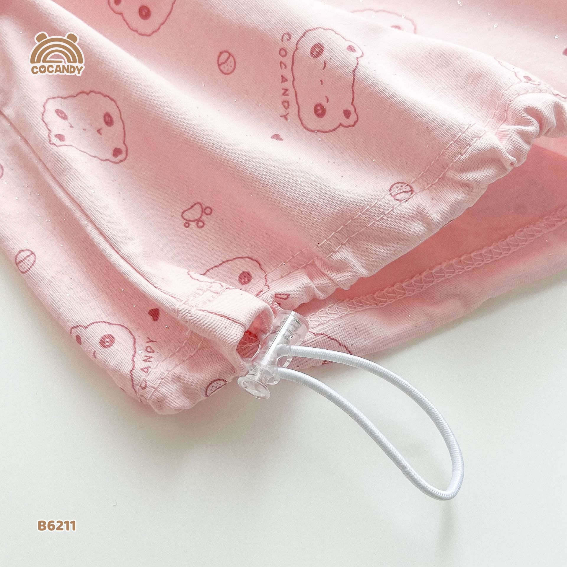 Bộ cộc HỒNG hình gấu ánh nhũ_thumbnail_6