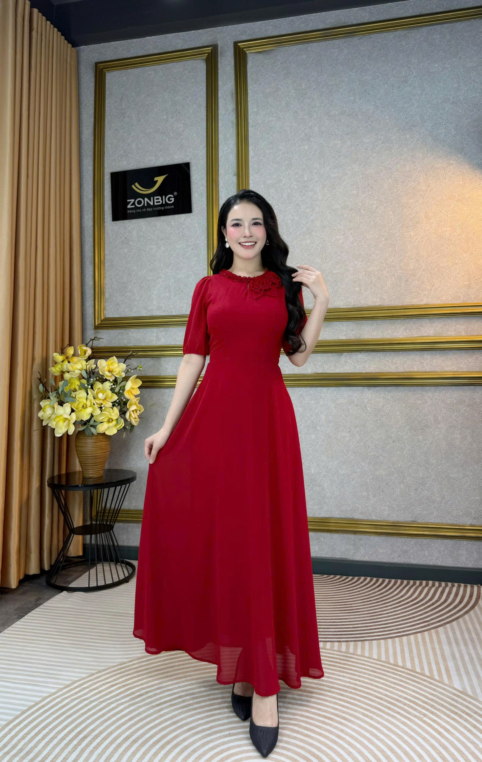 Đầm xòe - Y2190 - Thương hiệu ZONBIG