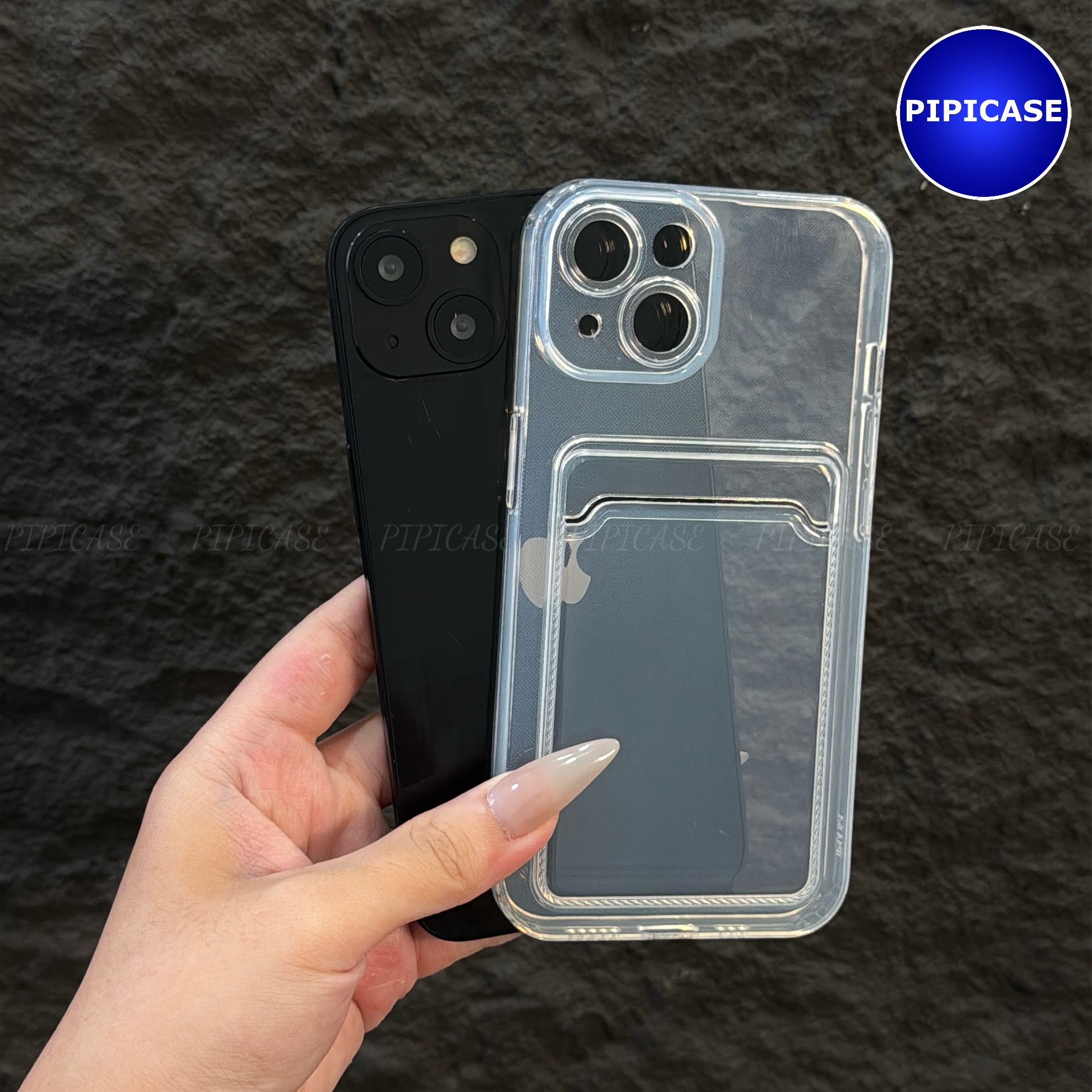 Ốp Lưng iPhone 14 - Ốp Thẻ - Trong Suốt_thumbnail_8