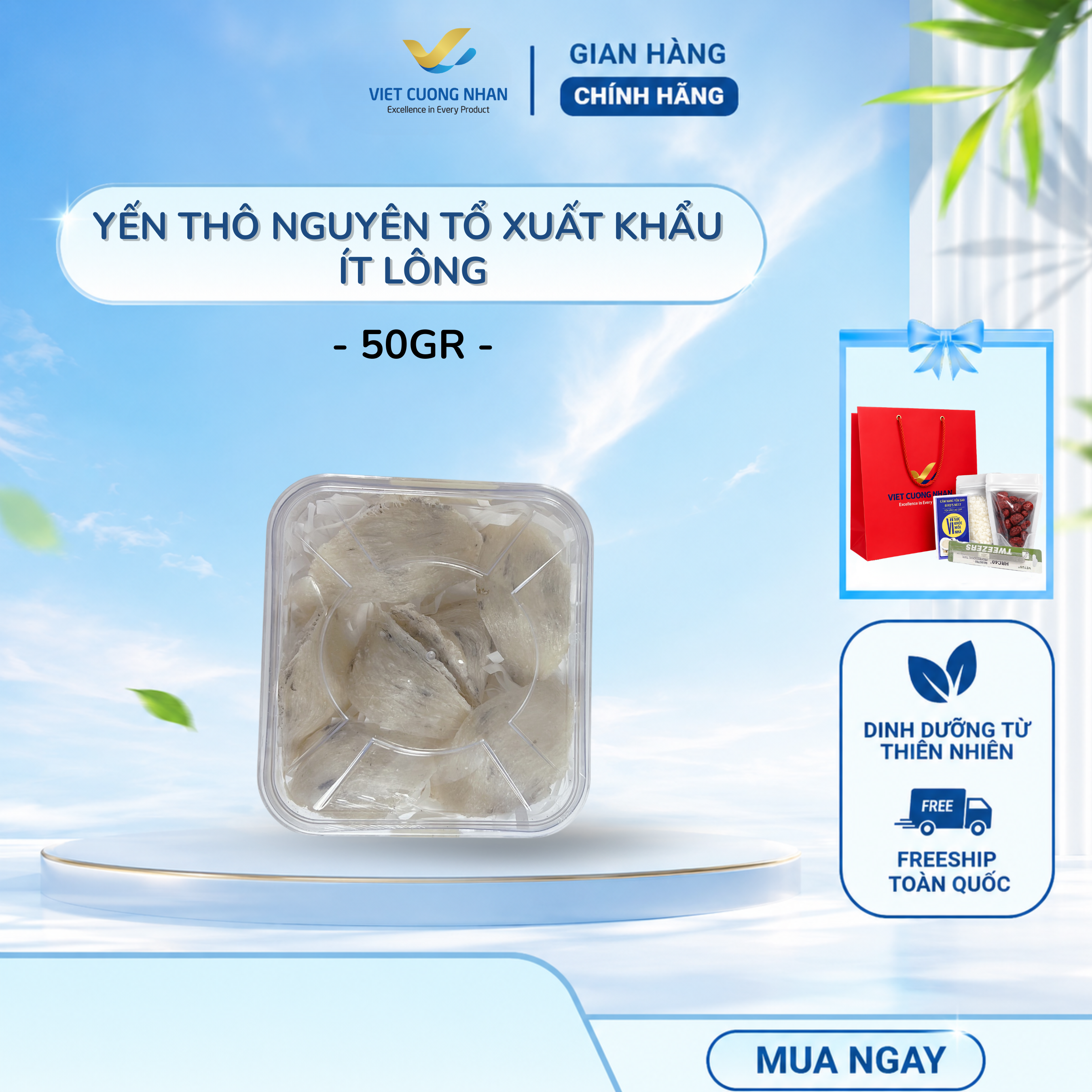 [T31] THÔ NGUYÊN TỔ XUẤT KHẨU- HỘP 50GR