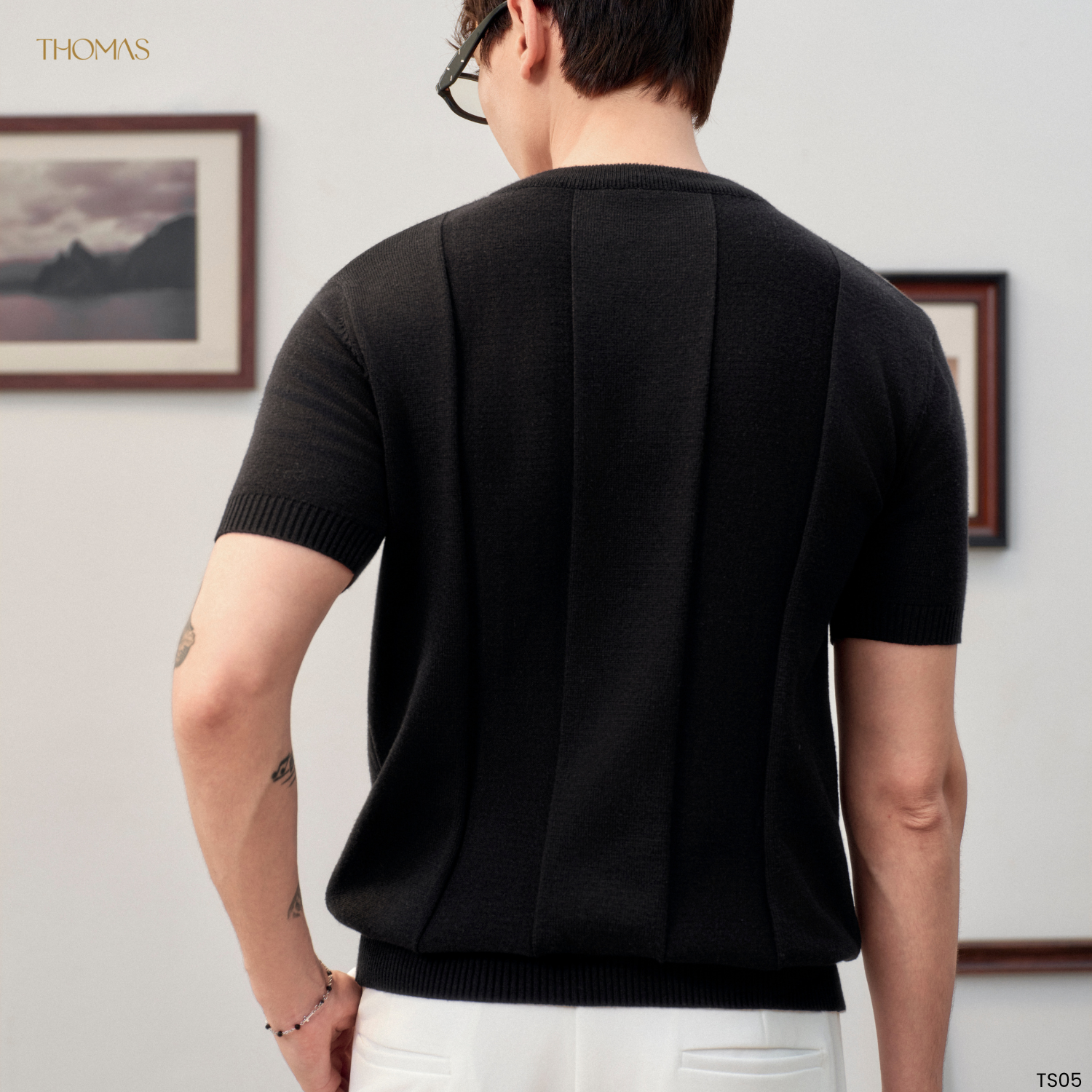 Áo Henley Dệt Kim Ethan Vải Rayon Form Regular_thumbnail_4