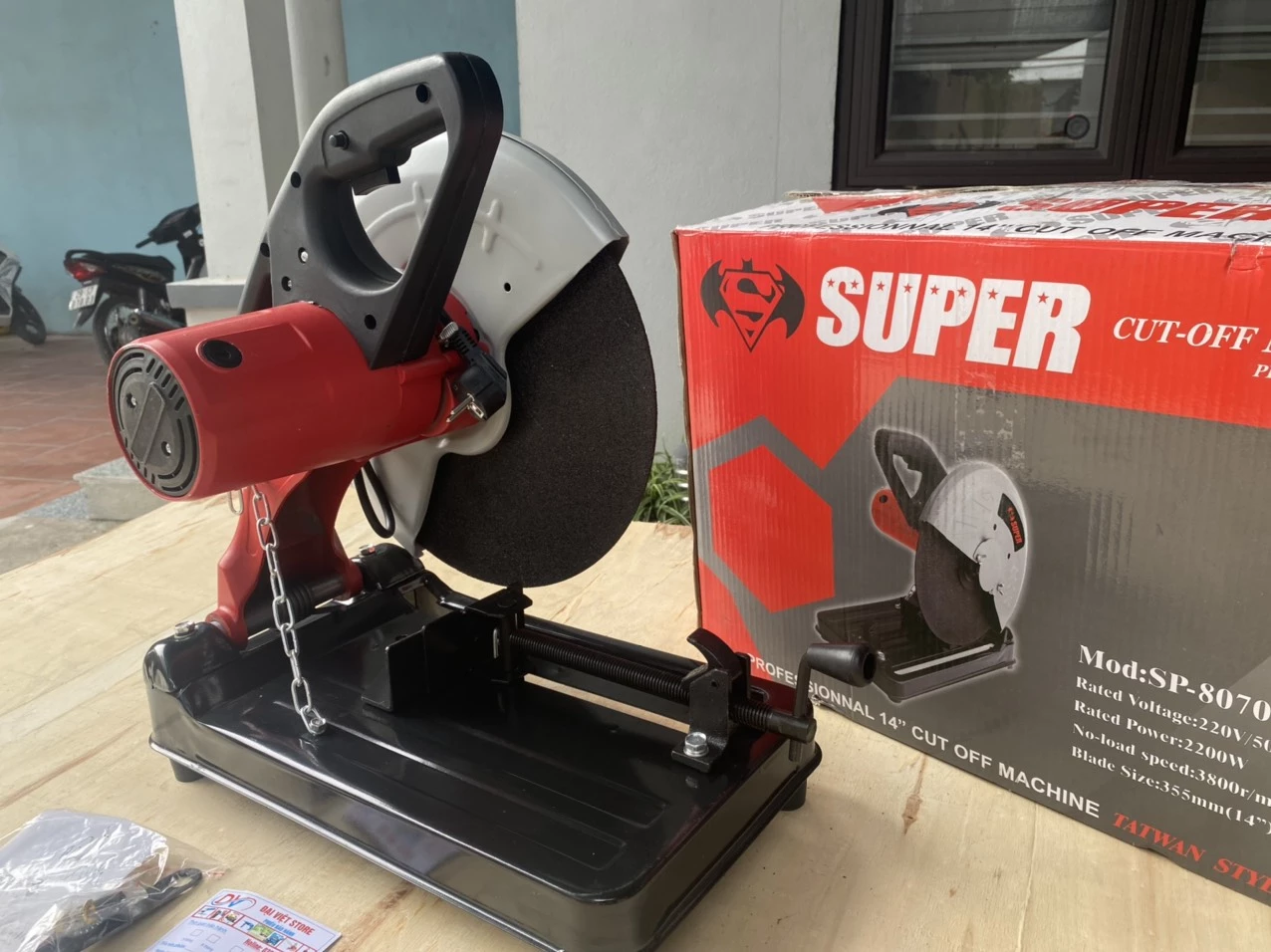 Máy Cắt Sắt SUPER 2000W Kèm Lưỡi Cắt – Máy Cắt Kim Loại, Cắt Thép, Công Suất Lớn_thumbnail_2