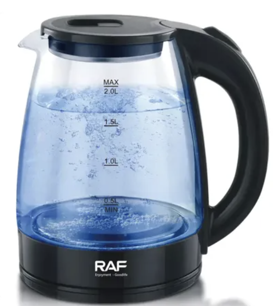 HERVIDORA ELECTRICA CON JARRA DE VIDRIO 2 LITROS RAF