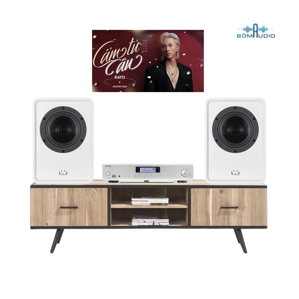 Combo Amply ROTEL A14MKII + Loa Bookshelf WHARFEDALE DENTON 1S - ROW7_thumbnail_2