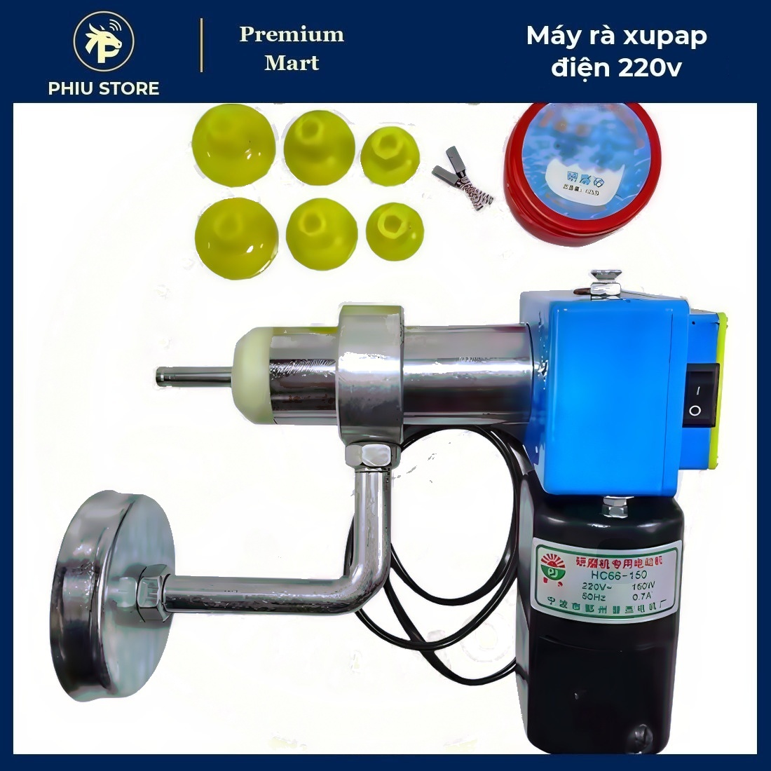 Máy Rà Xupap Điện 220V 160W - Máy Xoáy Xupap Đa Năng Cho Ô Tô Xe Máy_thumbnail_5