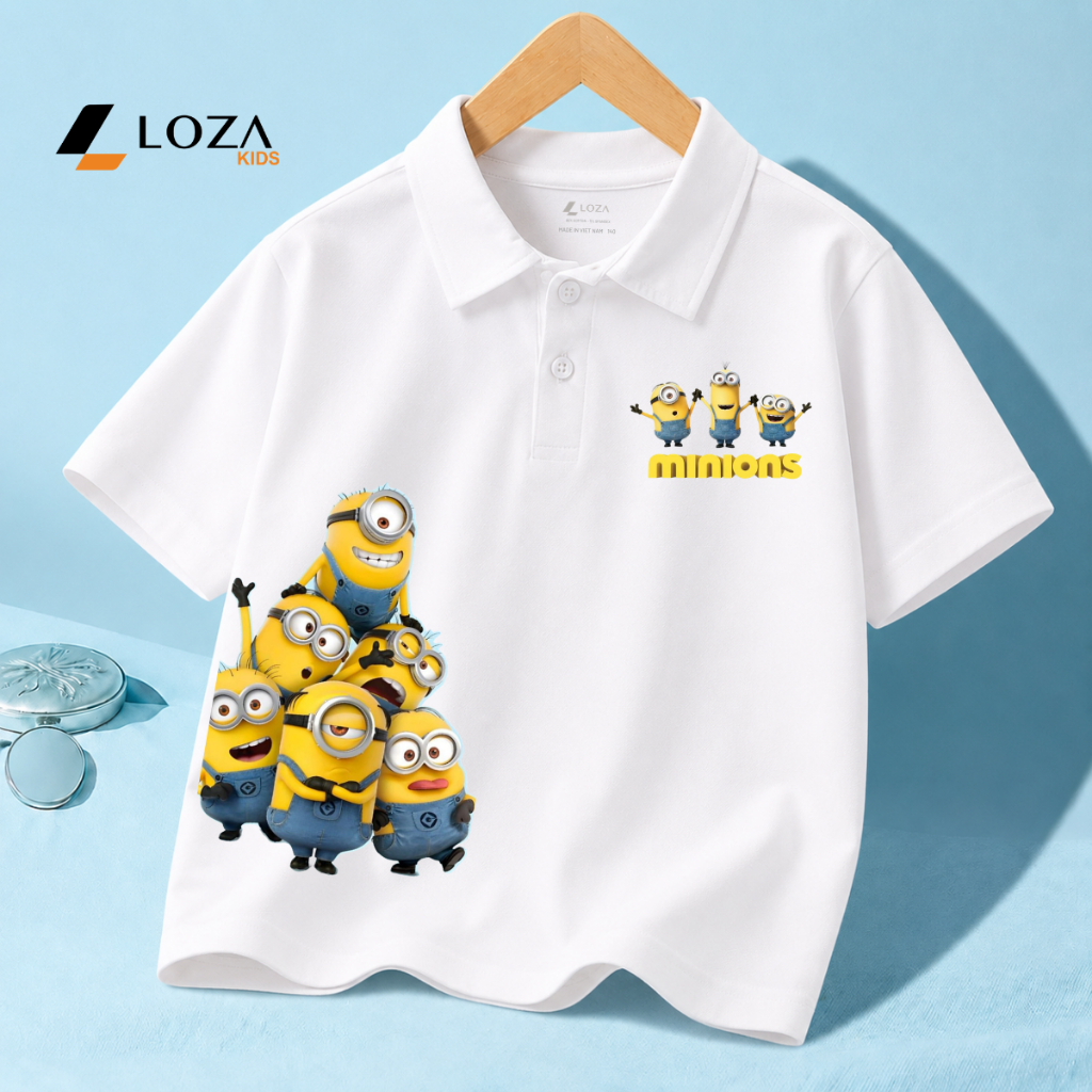 Áo polo bé trai hình Minion - Loza Kids PL3670_thumbnail_5
