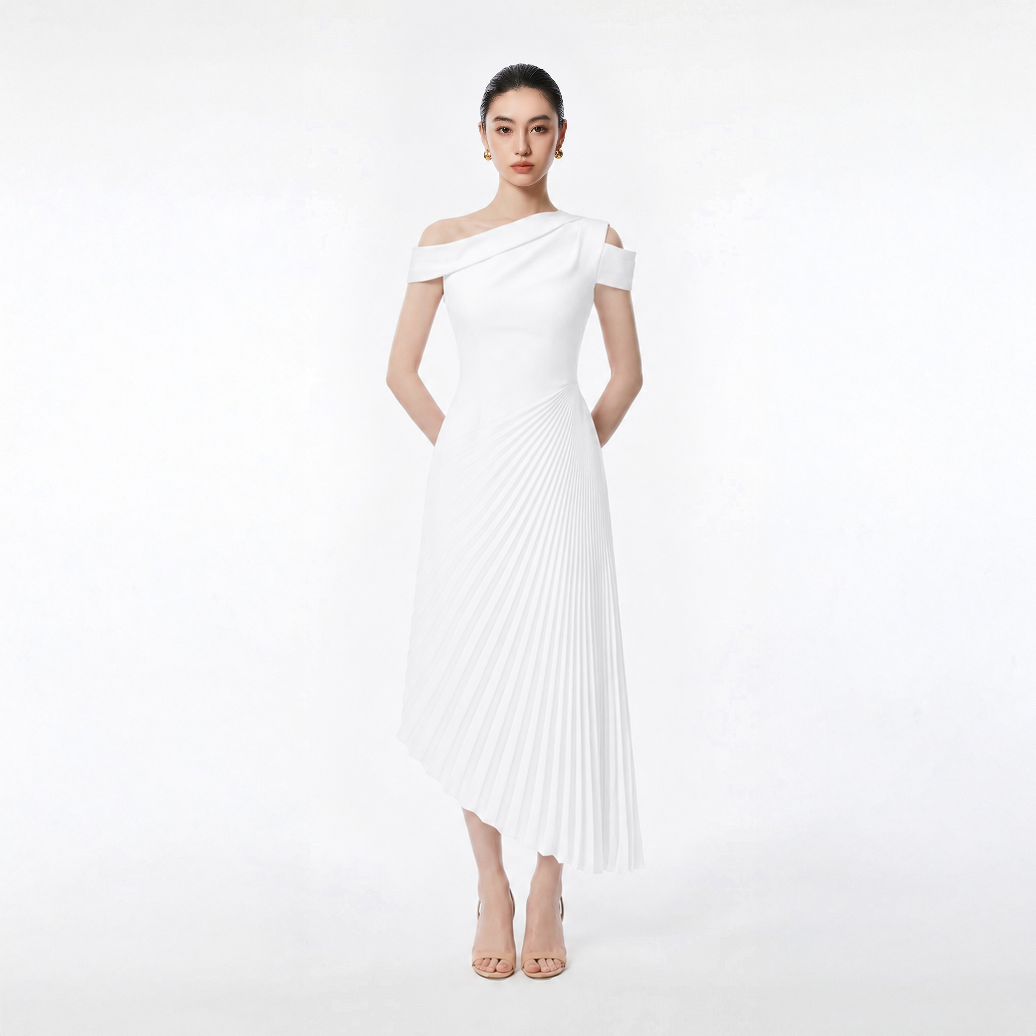 WHITE NELLY DRESS