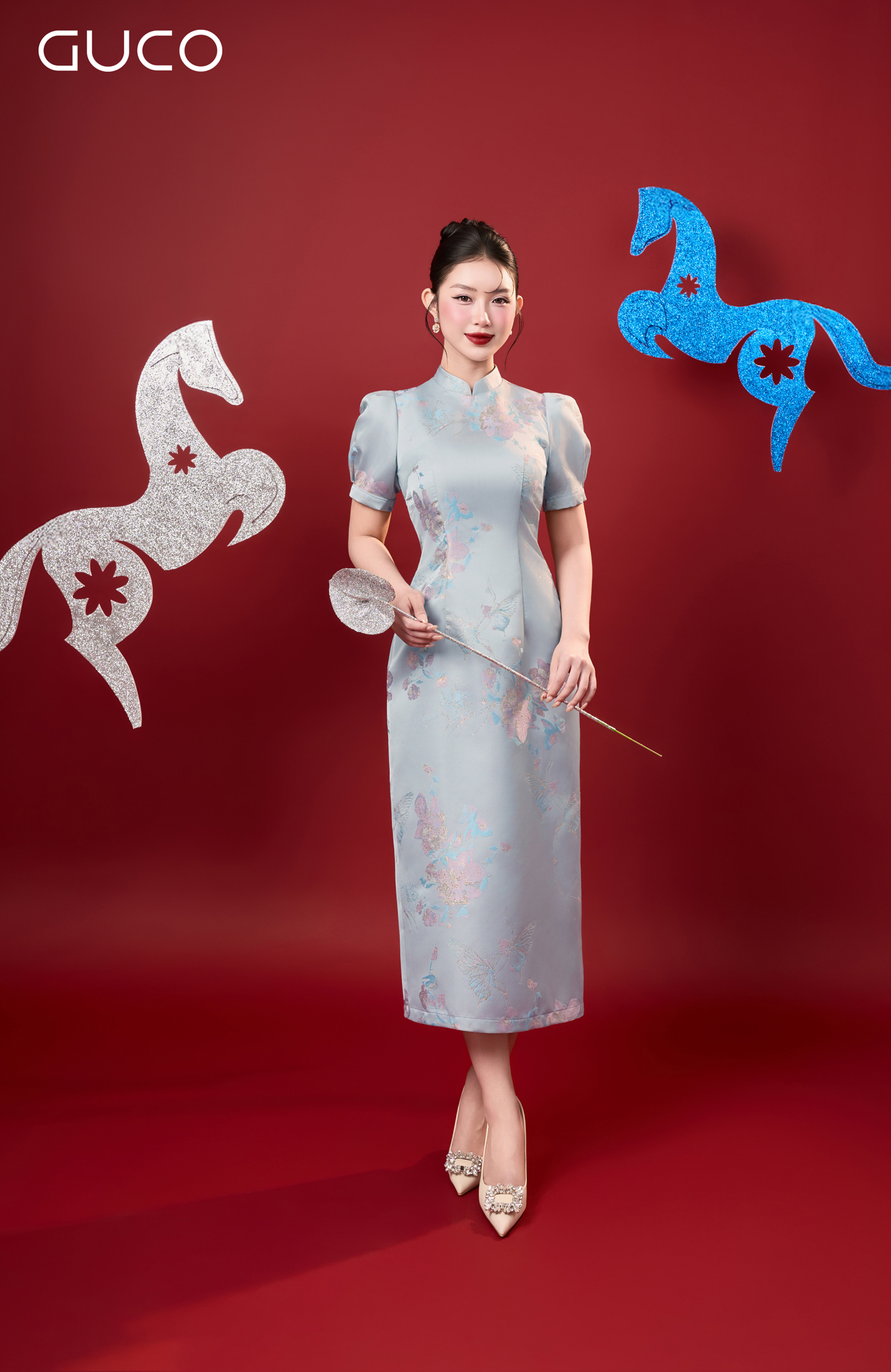 ĐẦM A GẤM  HOA CỔ TÀU - HOA XANH_thumbnail_4