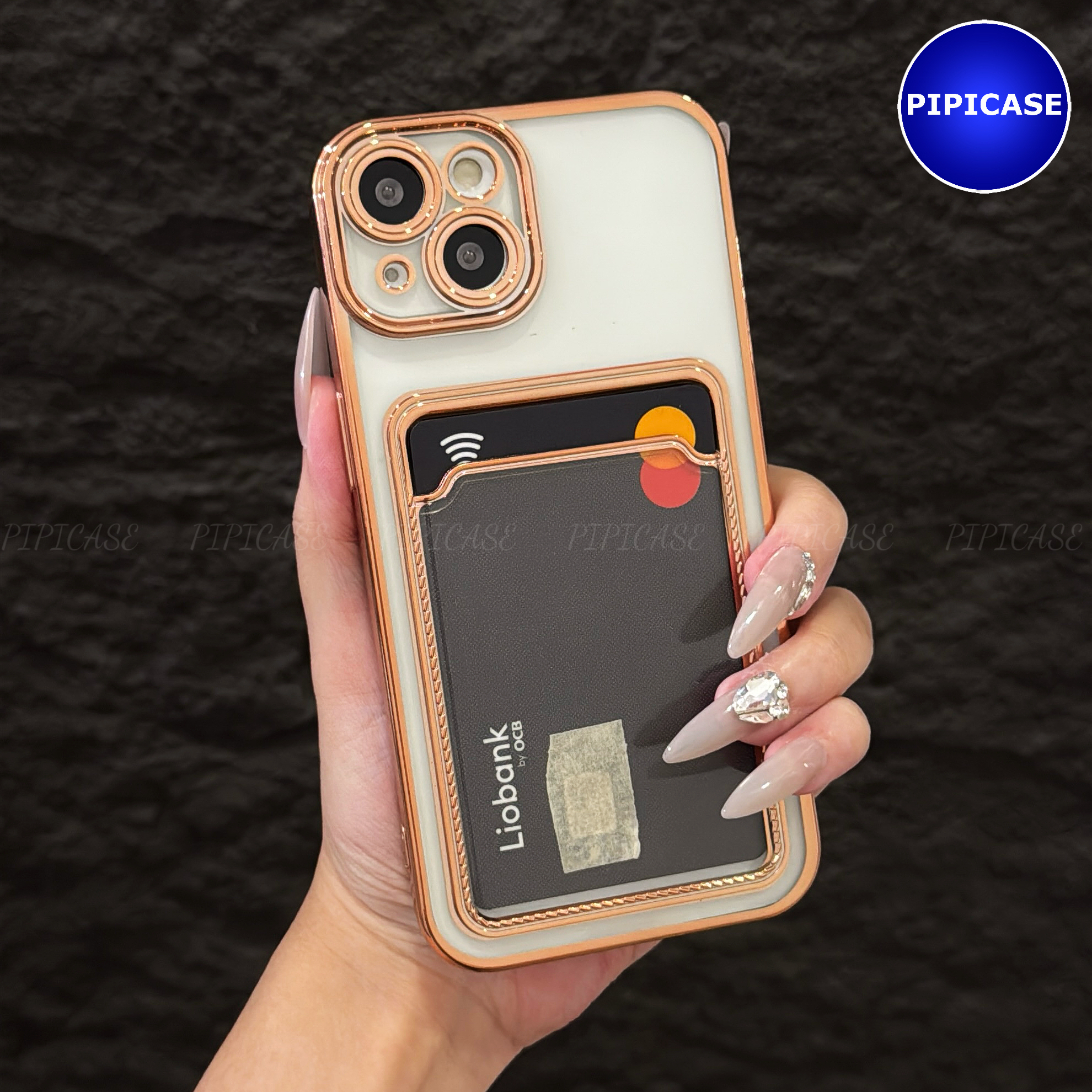 Ốp Lưng iPhone 14 - Ốp Thẻ - Vàng_thumbnail_1