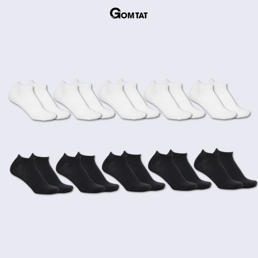 Combo tất cổ trung nam nữ GOMTAT chất liệu cotton cao cấp, thiết kế mặt lưới thoáng khí - STA-KLB_thumbnail_33