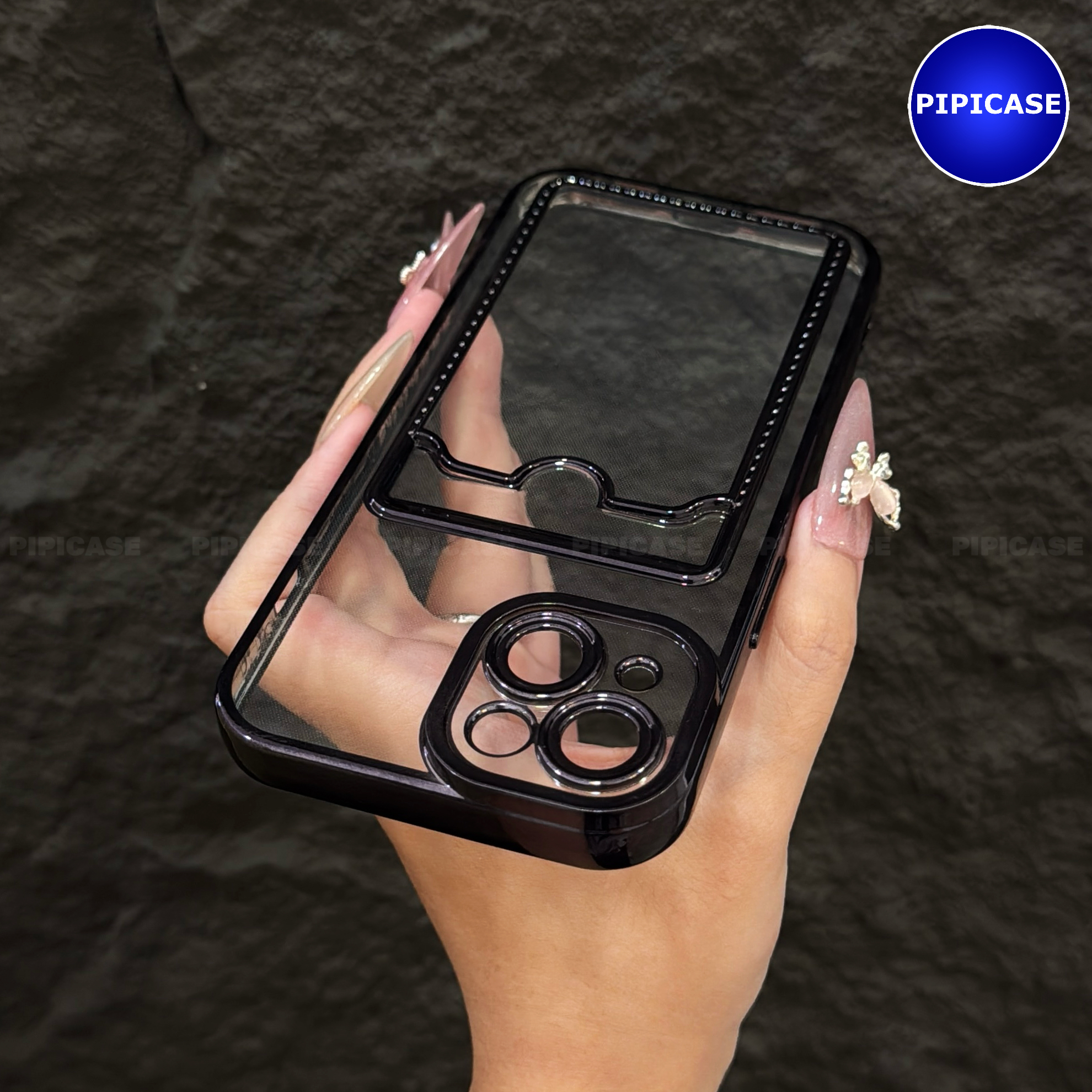 Ốp Lưng iPhone 14 - Ốp Thẻ - Đen_thumbnail_17