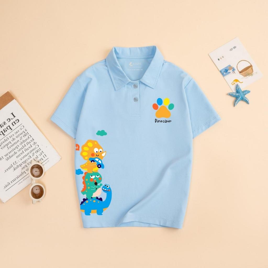 [XẢ KHO LẺ SIZE 110-160] Áo POLO cho bé in hình nhiều mẫu - Áo trẻ em từ 15-42kg - Loza Kids XPL001_thumbnail_33