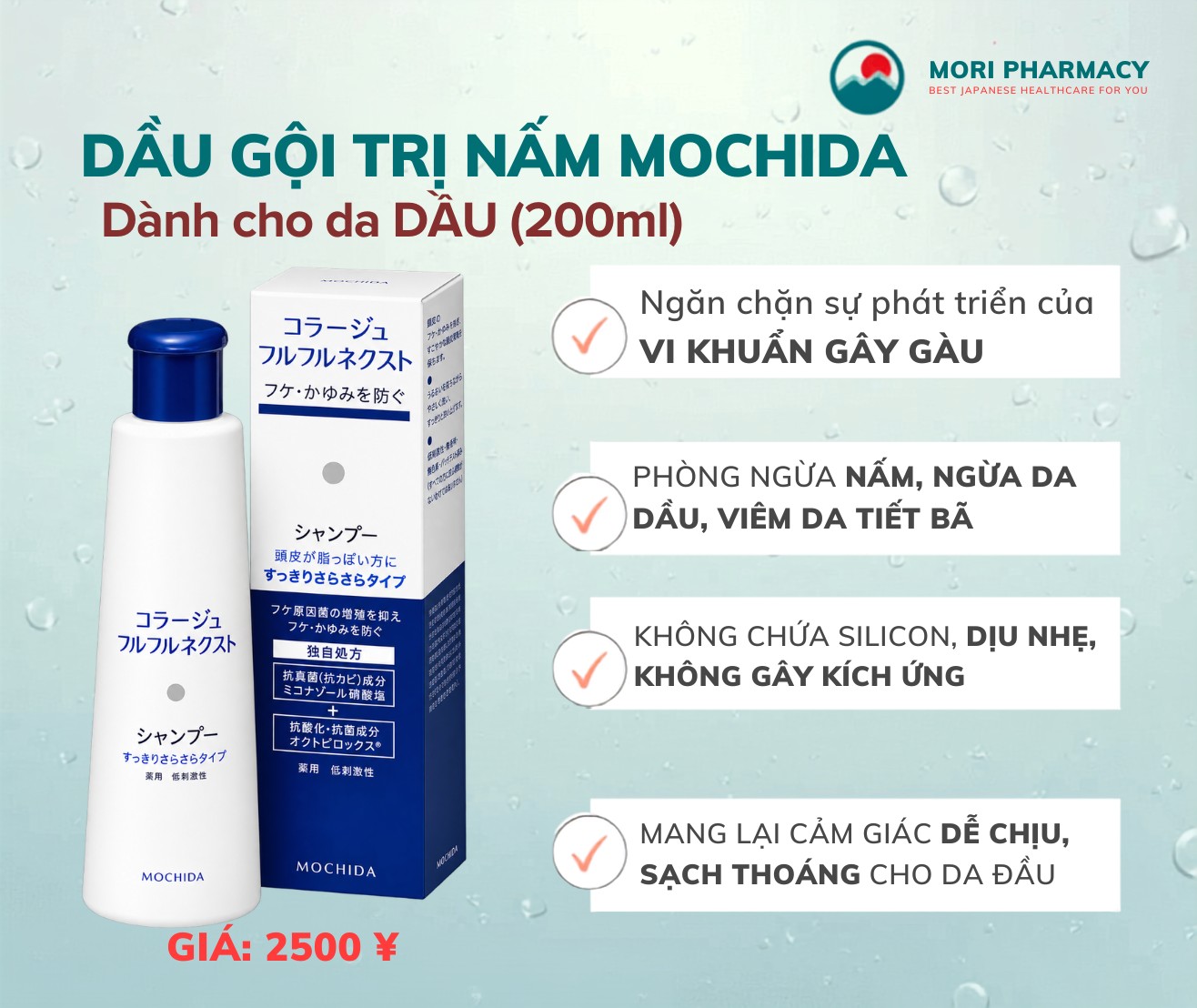 Dầu gội đầu trị nấm ngứa cho da dầu