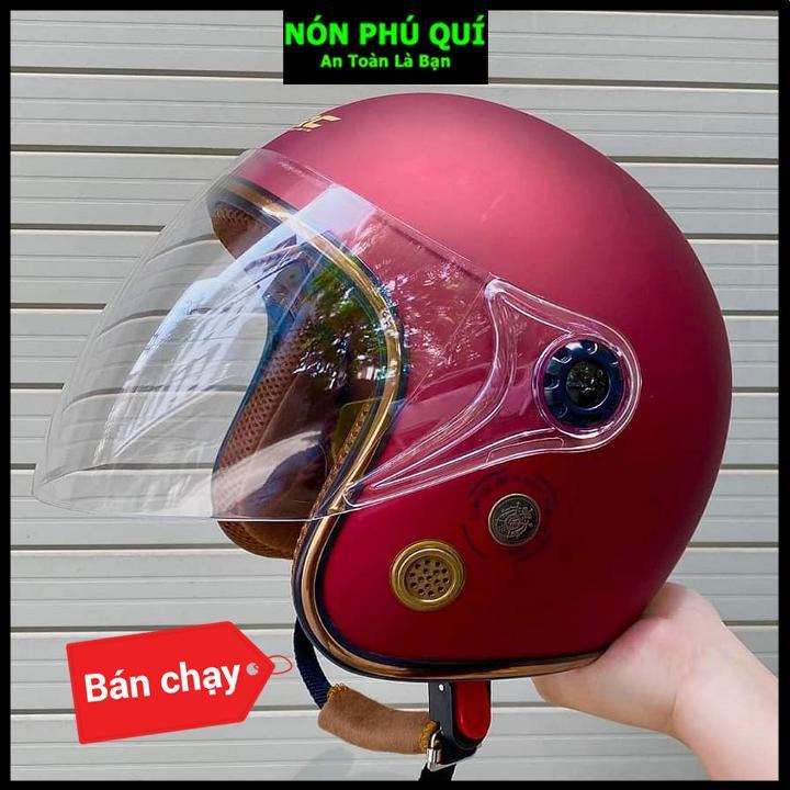 Nón bảo hiểm 3/4 kính dài Phú Quí hàng chất lượng dẹp Mh01_thumbnail_2