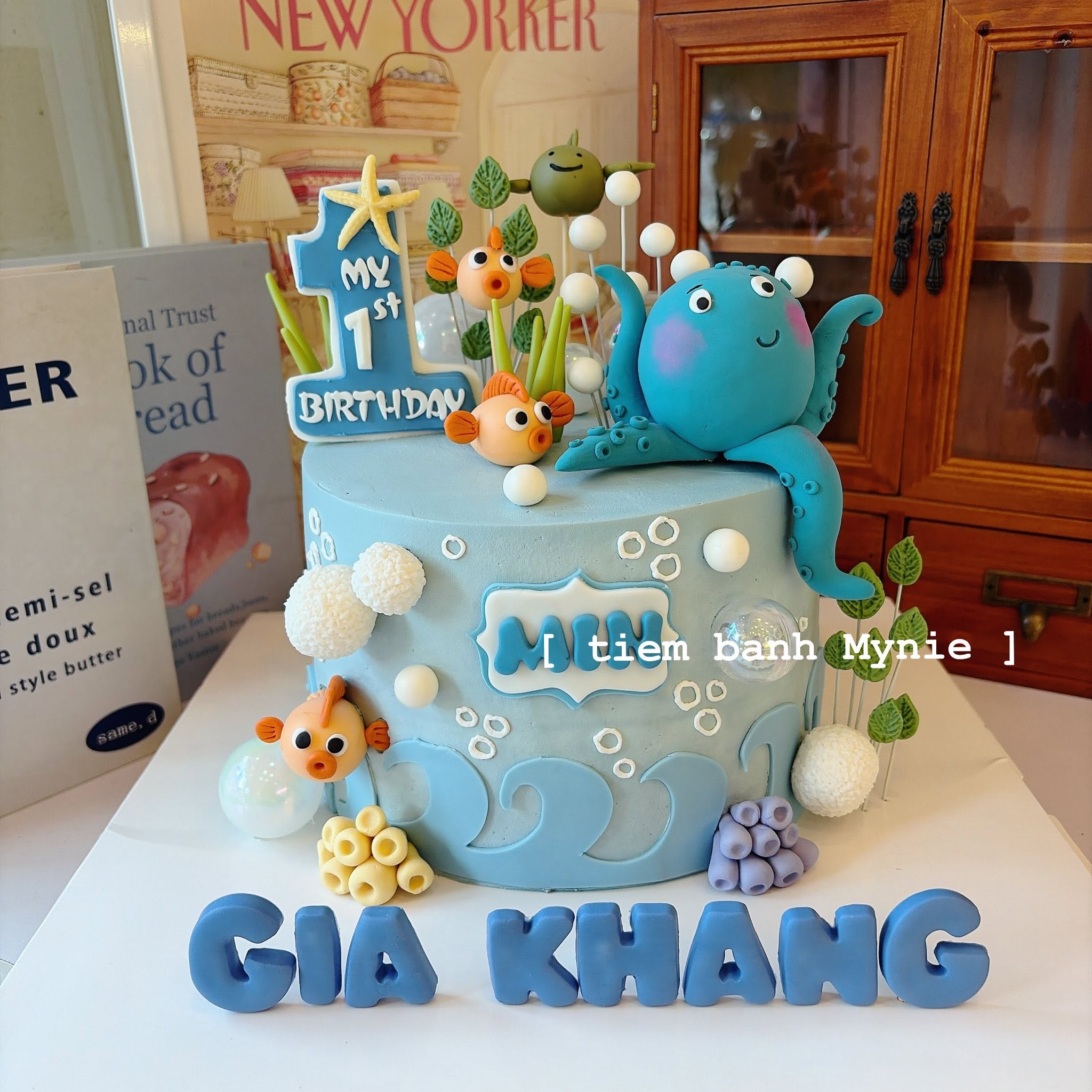 Bánh cho bé trai, bé gái chủ đề đại dương