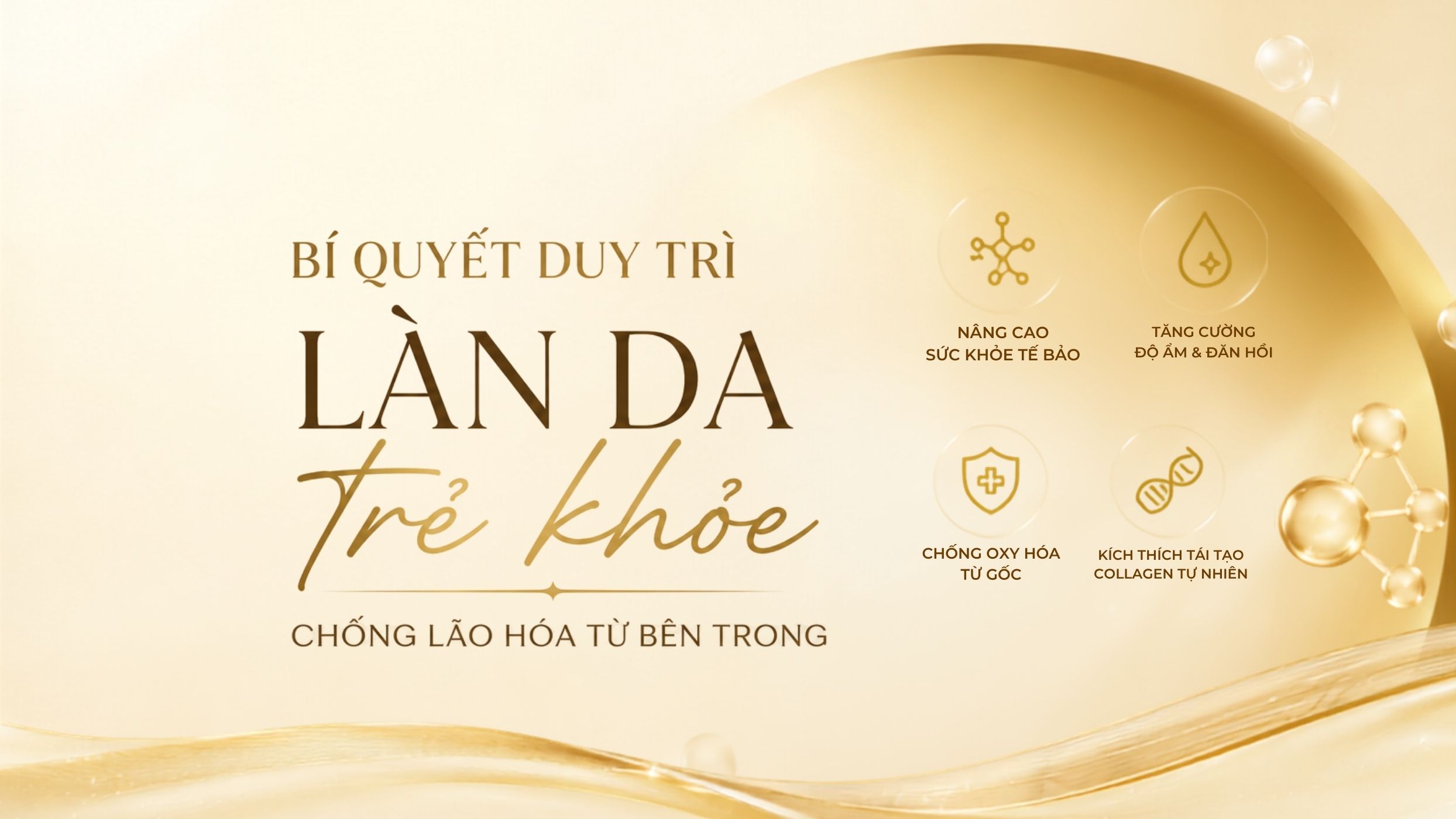 Bí quyết duy trì làn da trẻ khỏe, chống lão hóa từ bên trong