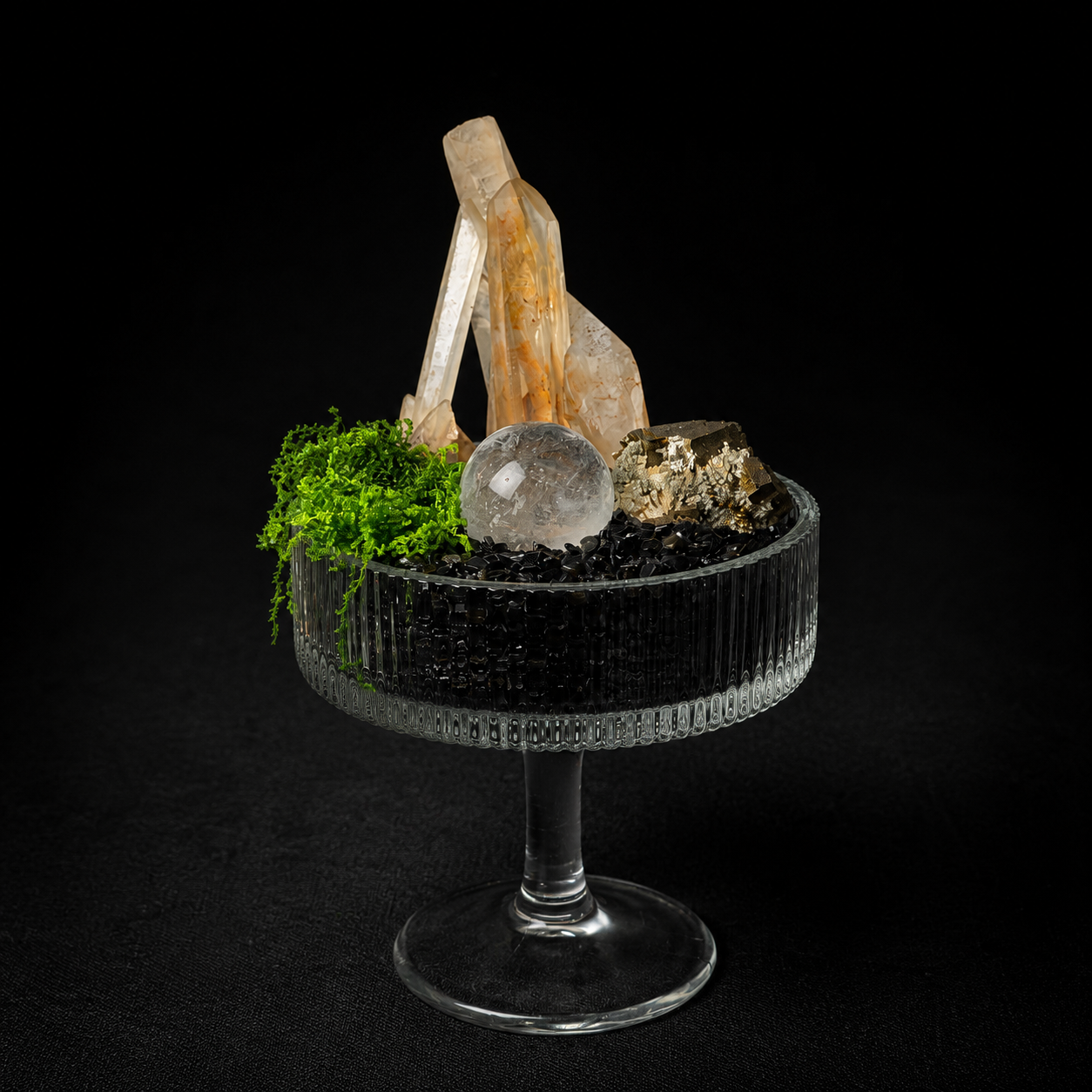 Crystal Altar - Bát Tụ Bảo Năng Lượng Sunray