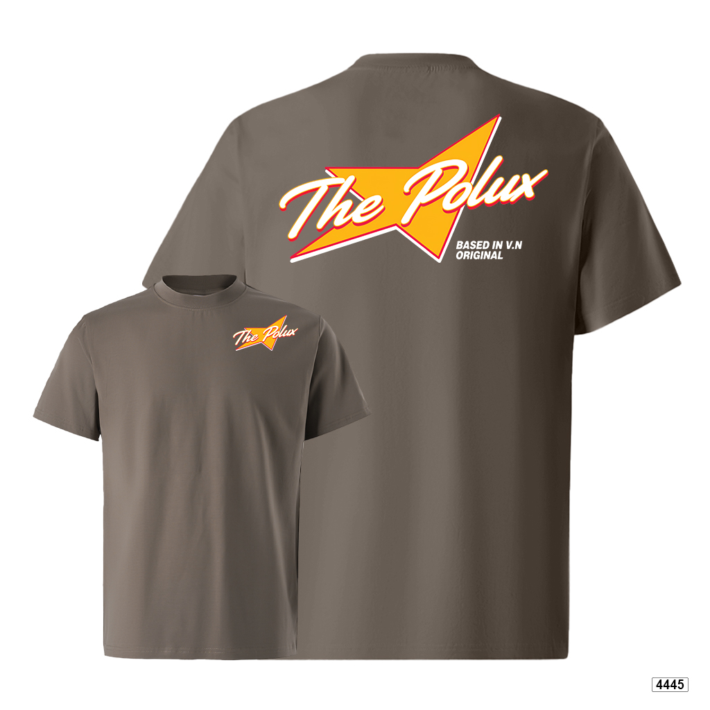 Áo thun nam form rộng logo sao đường phố Polux 4445_thumbnail_17