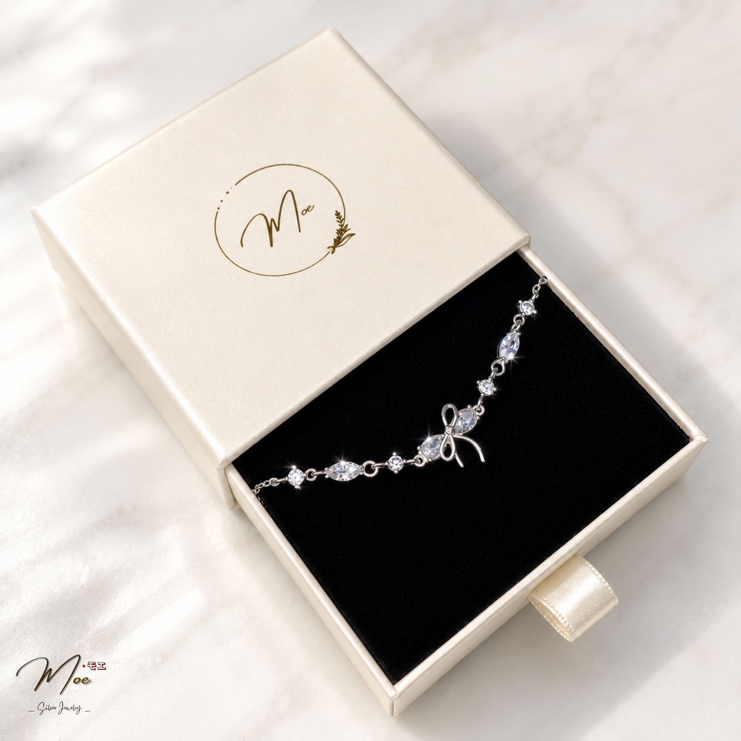 LT659 - Lắc tay nơ pha lê lấp lánh ánh sao_thumbnail_1