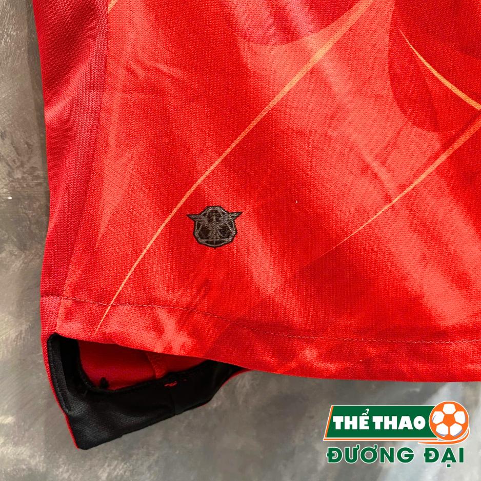 Quần Áo Bóng Đá Thiết Kế Bulbal Falcol 4 Đỏ Thun Mè Thoáng Khí Thể Thao Đương Đại_thumbnail_3