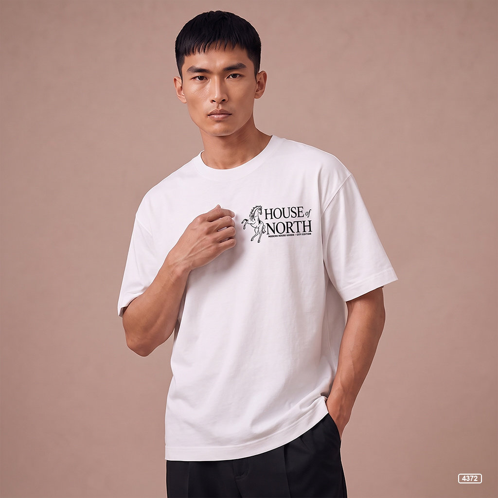 Áo thun nam form rộng House of North TeePrint 4372_thumbnail_9