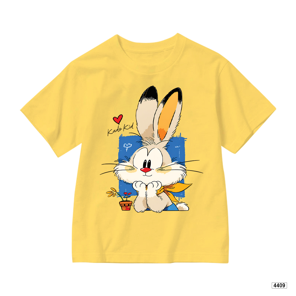 Áo thun bé gái form rộng bunny love Hàn Quốc Kado 4409_thumbnail_0
