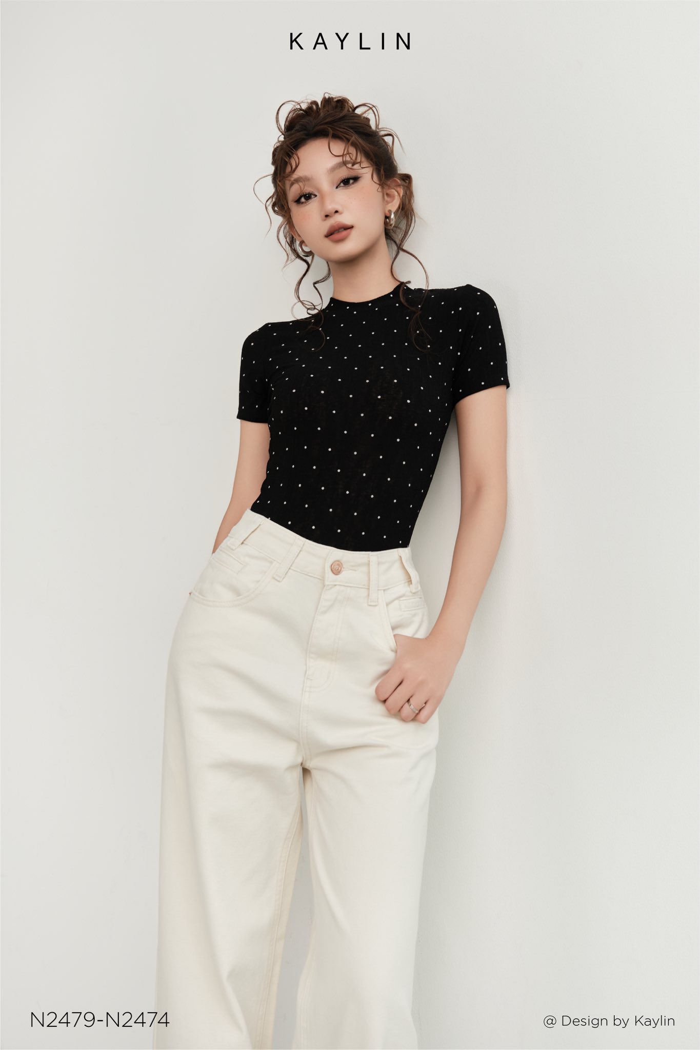 Bodysuit Chấm Bi KAYLIN