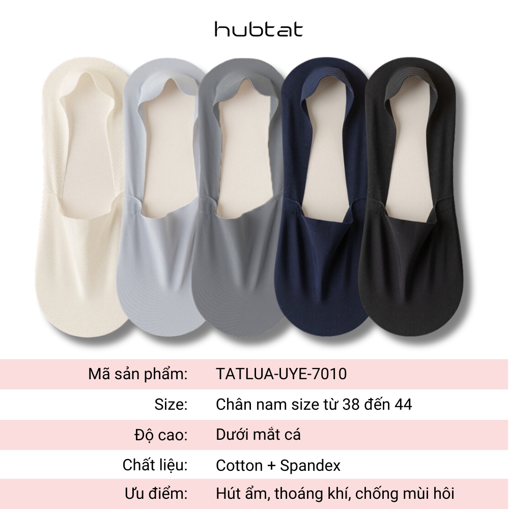 [MUA 10 TẶNG 2] Combo 10 đôi tất tàng hình nam GOMTAT có đệm silicone chống tuột gót - UYE-7010-CB12_thumbnail_8