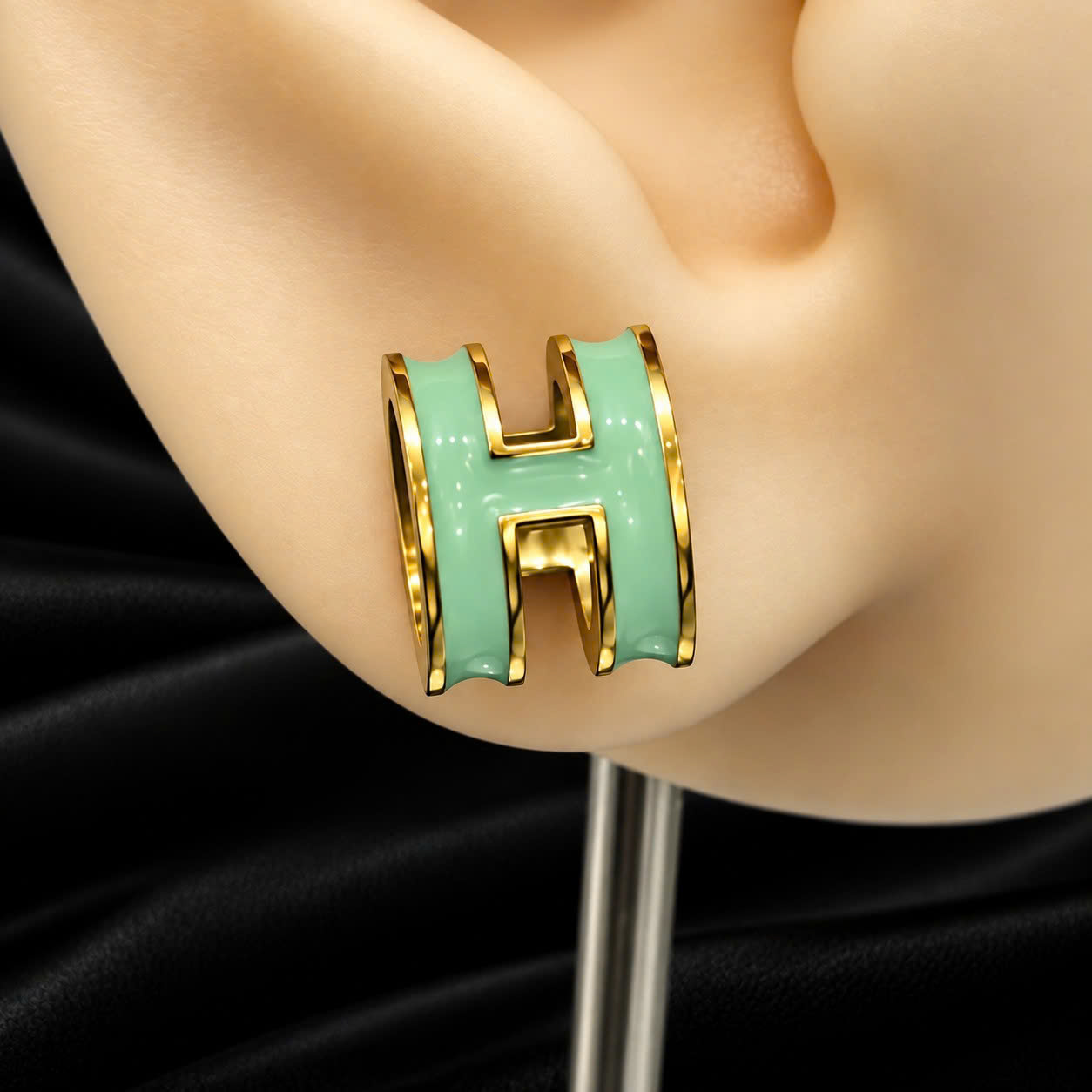 khuyên kiểu cặp vàng chữ H xanh mint_thumbnail_3