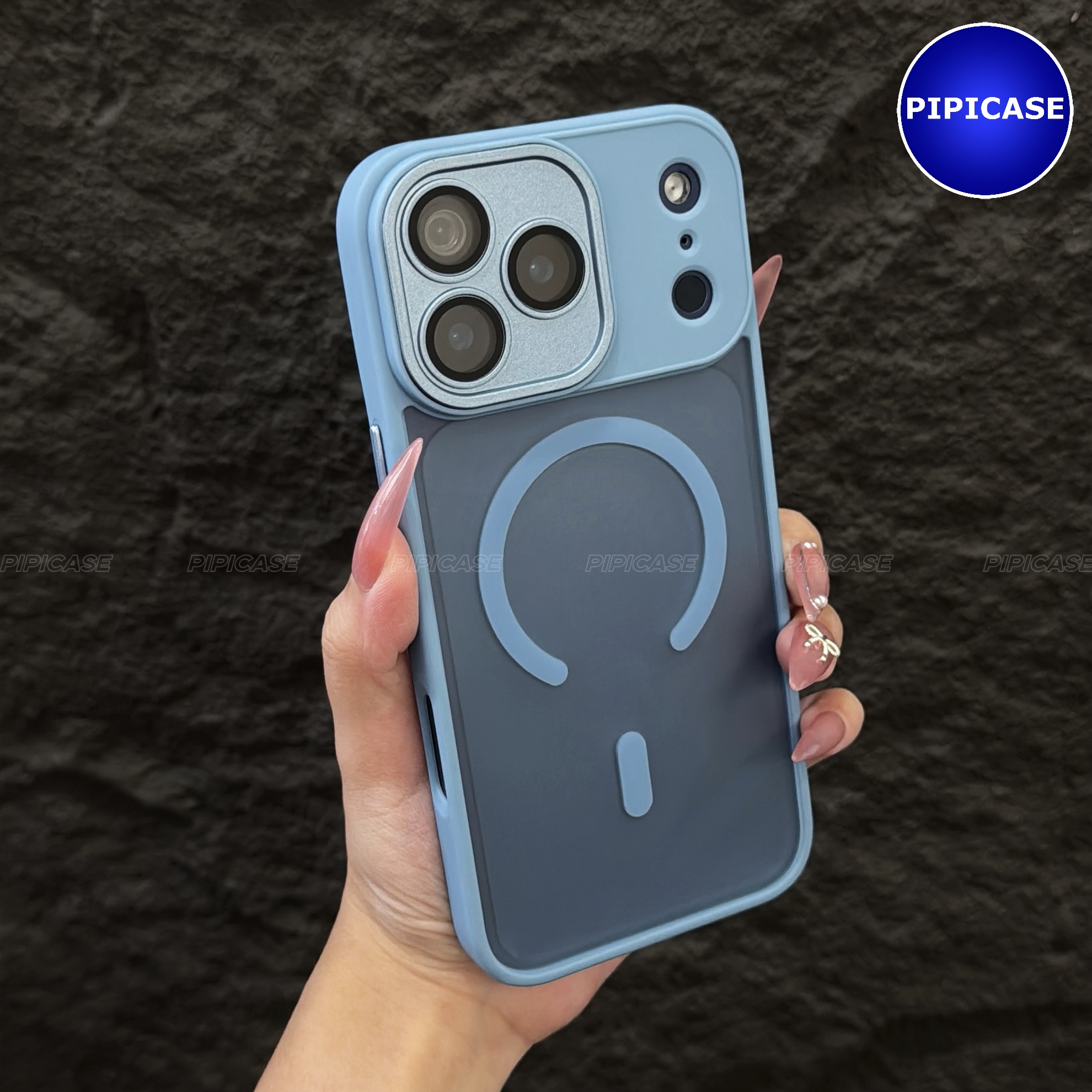 Ốp Lưng iPhone 17 Pro Max - Kao - Xanh Nhạt_thumbnail_11