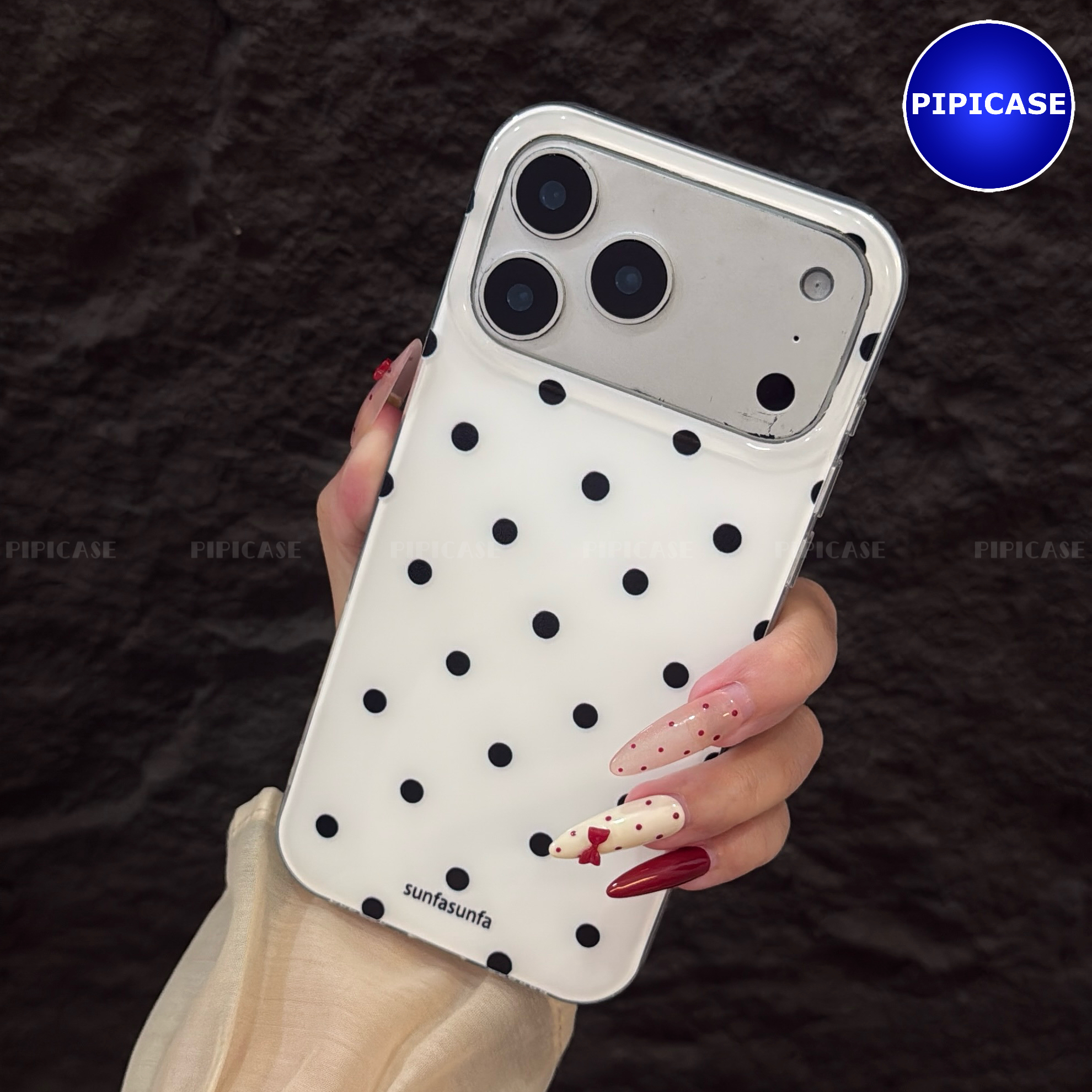 Ốp Lưng iPhone 17 Pro Max - Sunfa - Trắng