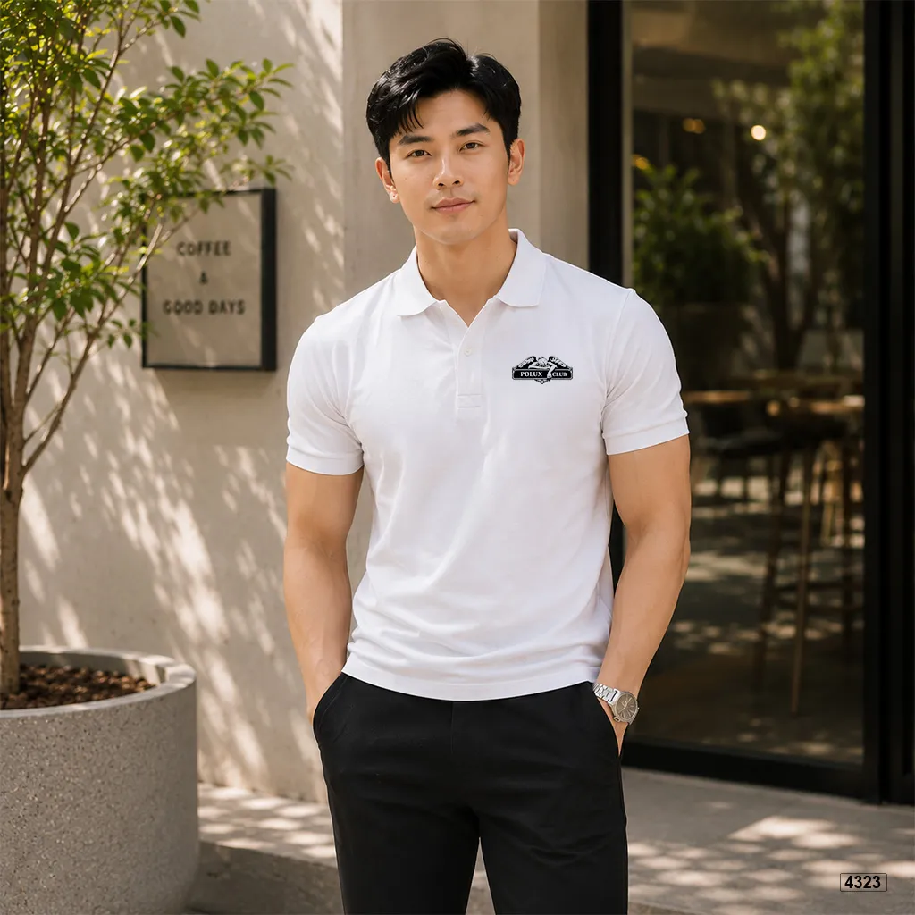 Áo polo nam tay ngắn cổ trụ basic thoáng mát Polux 4323_thumbnail_5