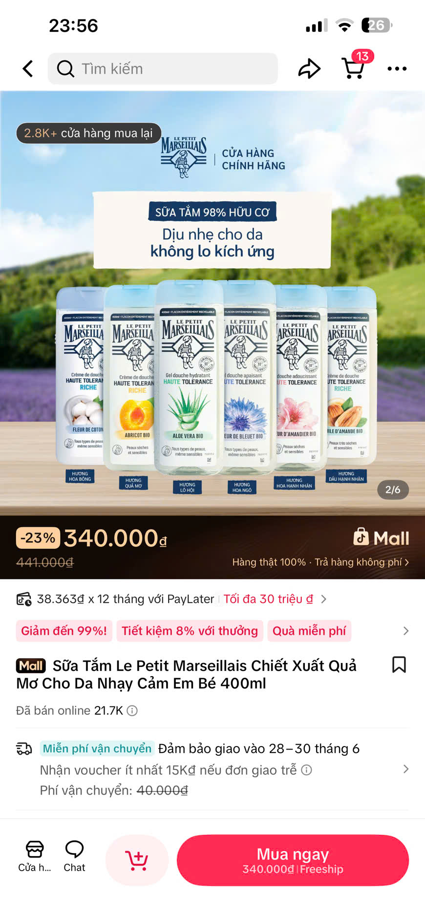 Sữa tắm Le Petit Marseillais_thumbnail_4