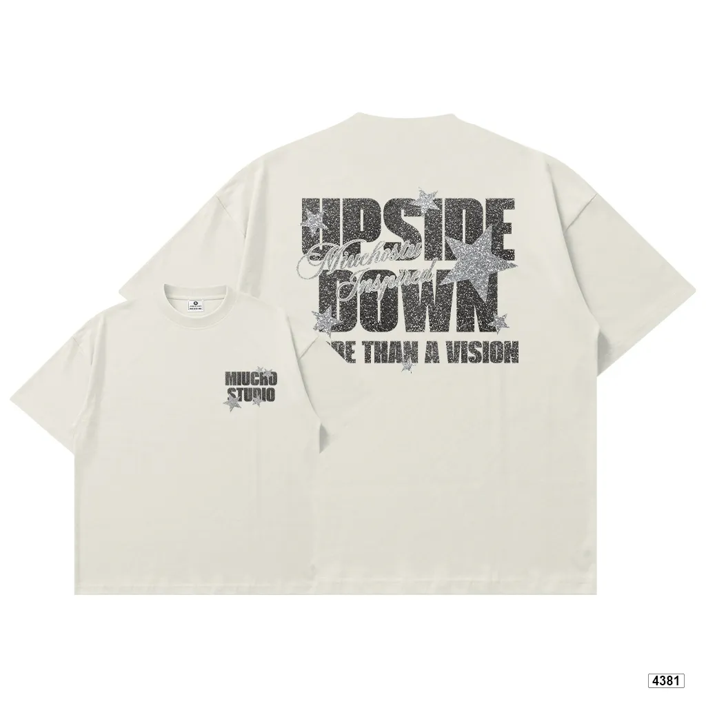 Áo thun unisex upside down star form boxy Miucho 4381_thumbnail_11