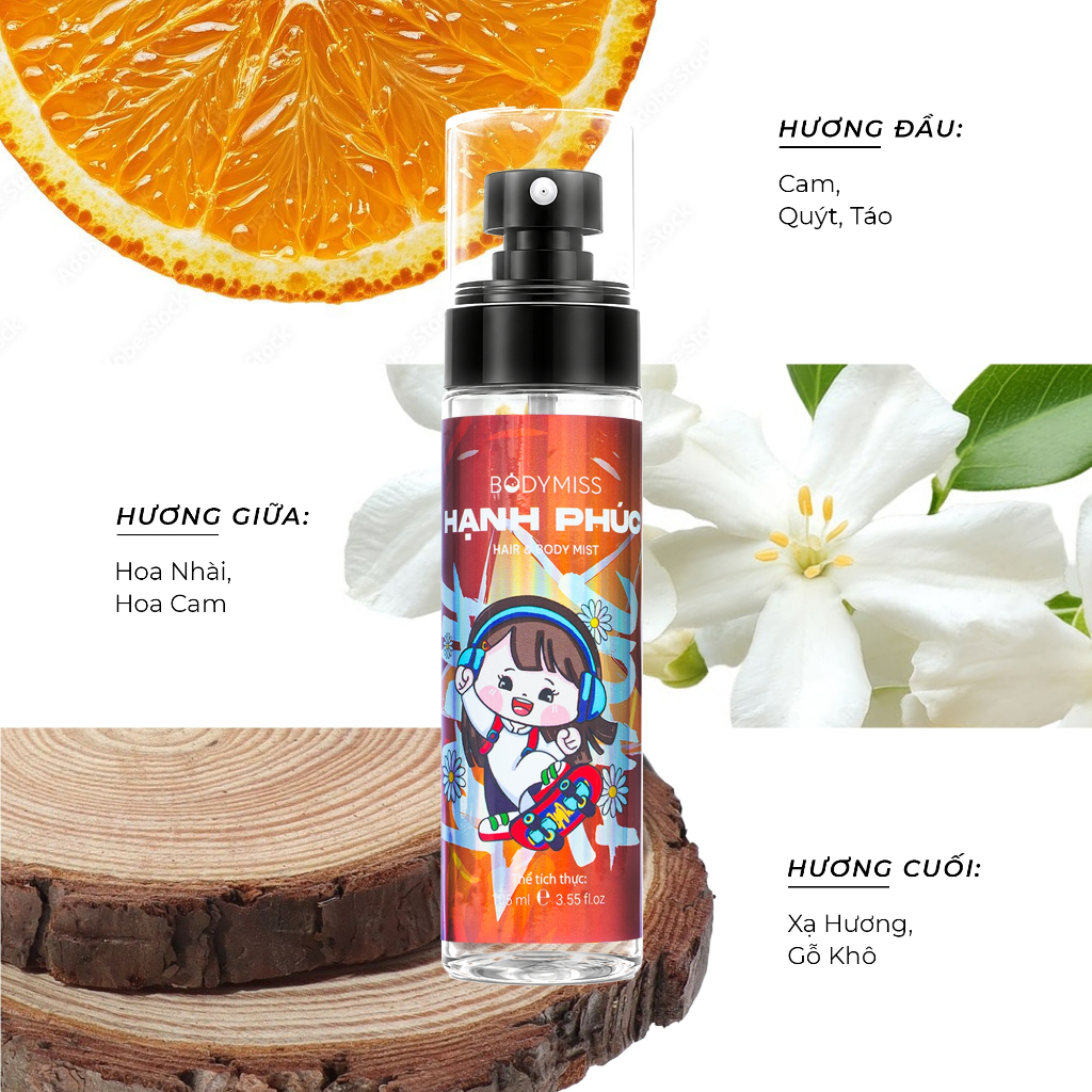 Body Mist Nam Nữ Bodymist Xịt Thơm Hương Nước Hoa Unisex Lưu Hương Lâu BODYMISS_thumbnail_15