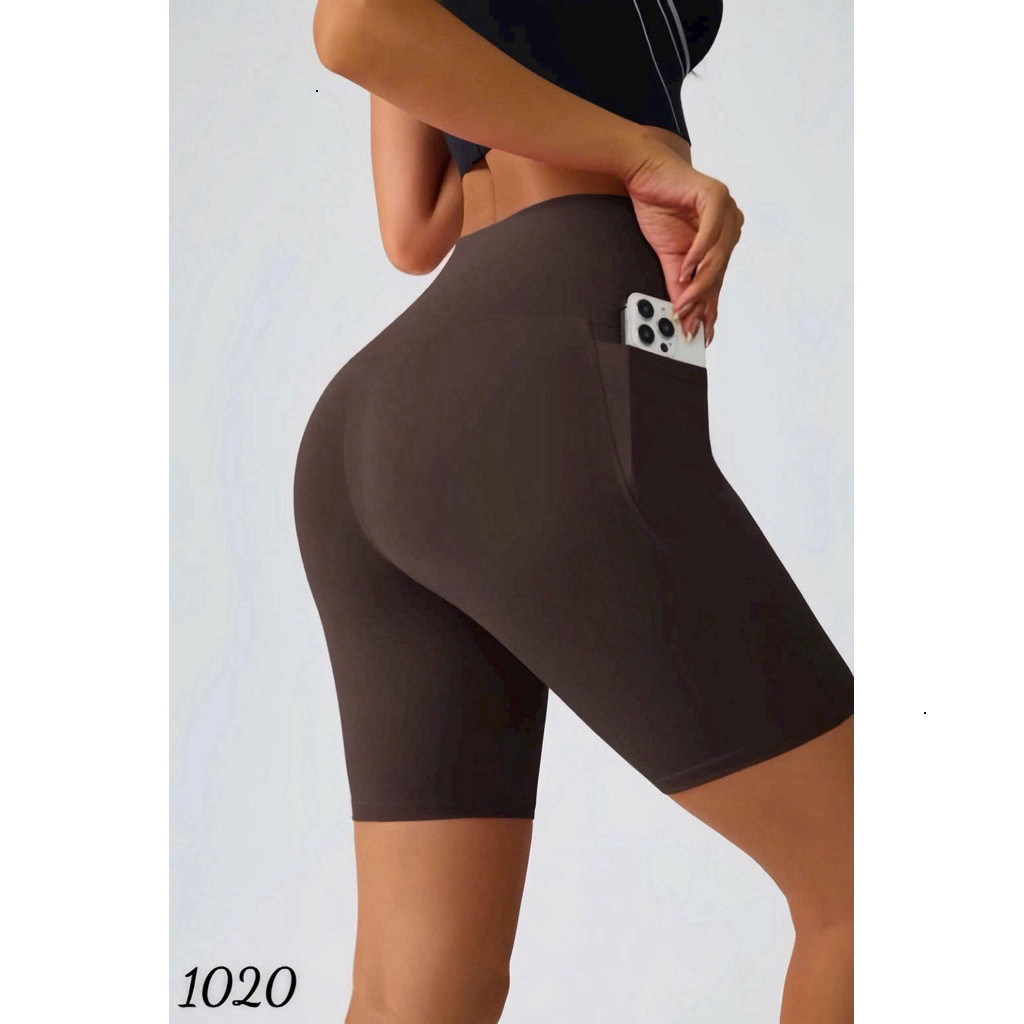 Yumii Sportswear Quần Ngố Thể Thao Tập Gym Yoga Nữ Naqi 1020 Dáng Ôm Body Vải Thun Lạnh Co Giãn Mát Thấm Hút Mồ Hôi_thumbnail_8