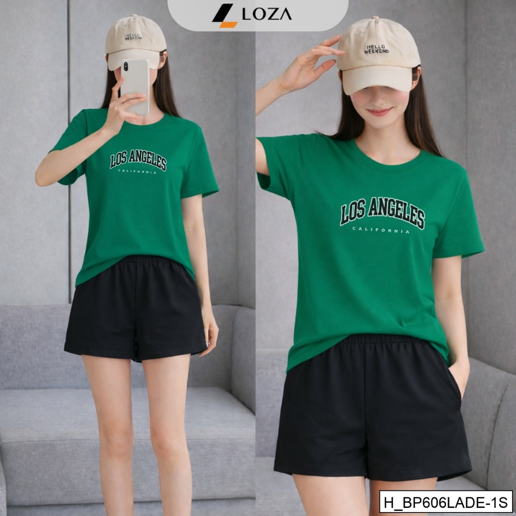 [XẢ KHO BỘ FORM RỘNG] -  Bộ quần áo thun nữ dáng rộng nhiều hình in - LOZA XB013_thumbnail_5